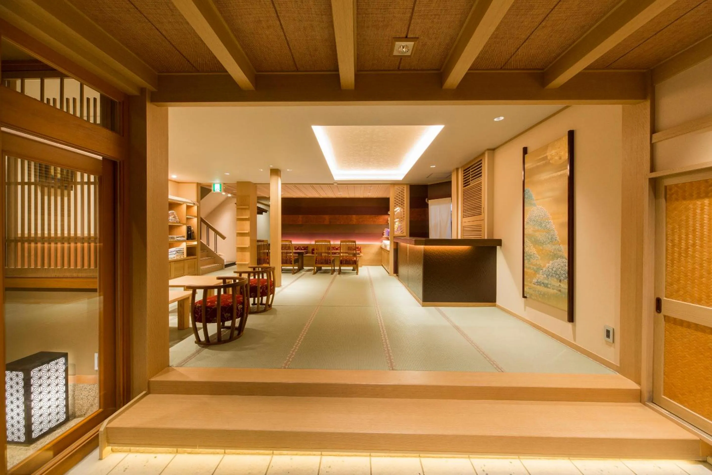 Lobby or reception in Kizukuri no Yado Hashizuya
