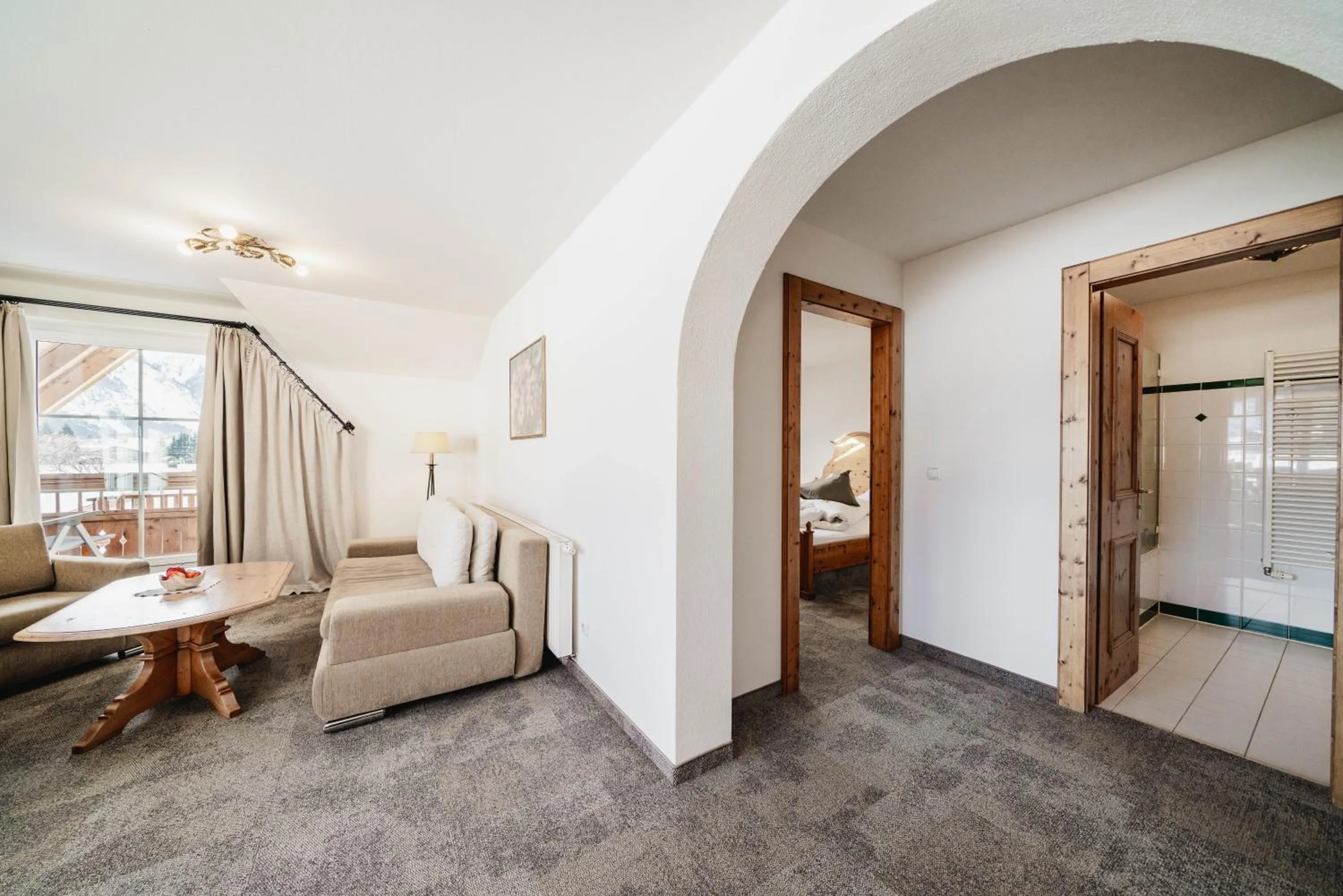 Photo of the whole room, Bed in MONS suites wine passion