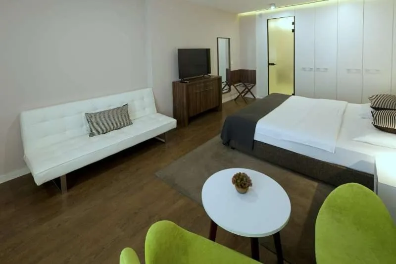 Bed in Adresa Suites