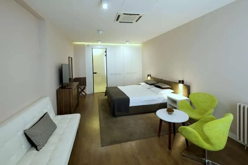 Bed in Adresa Suites