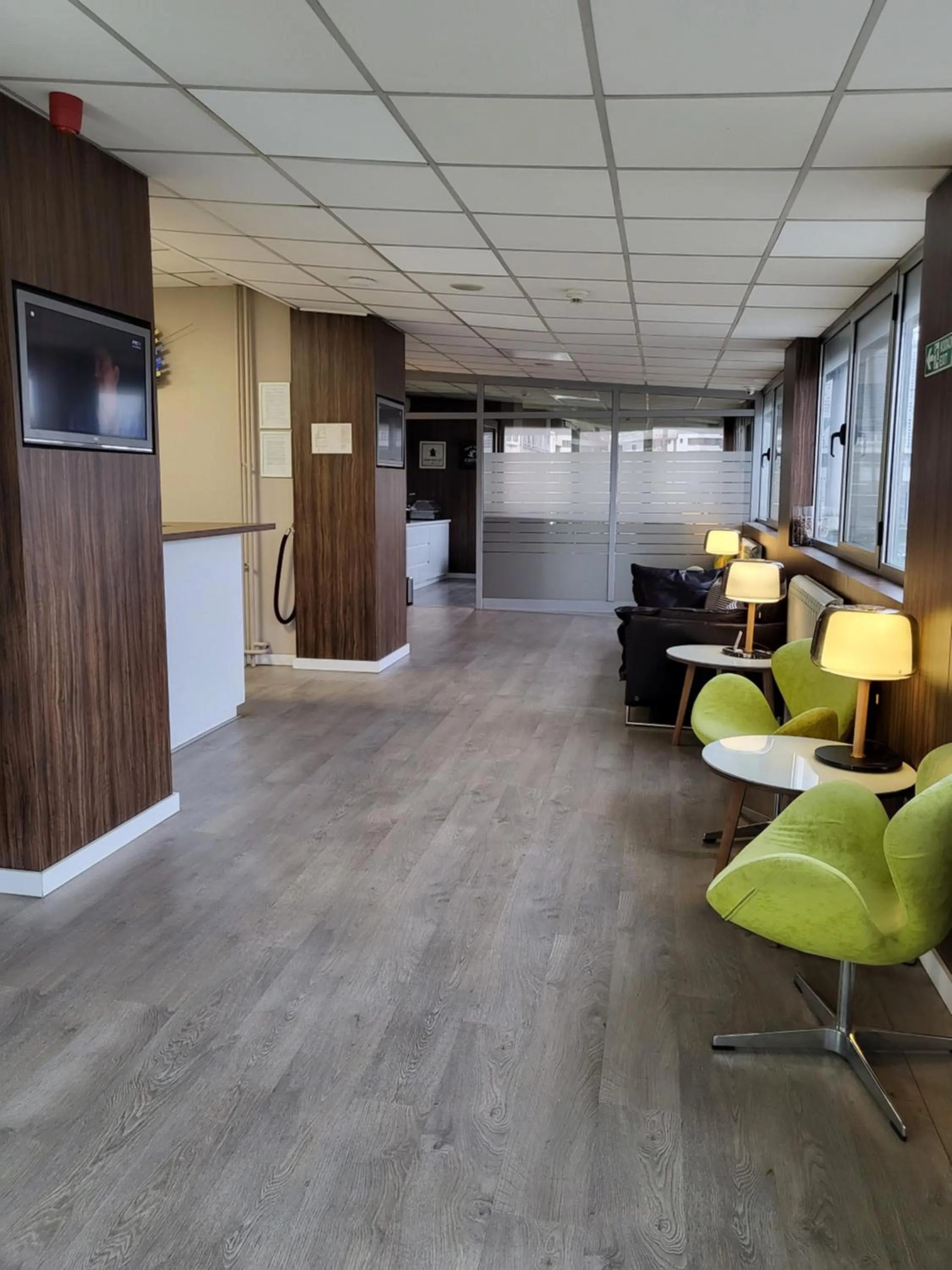 Seating area in Adresa Suites