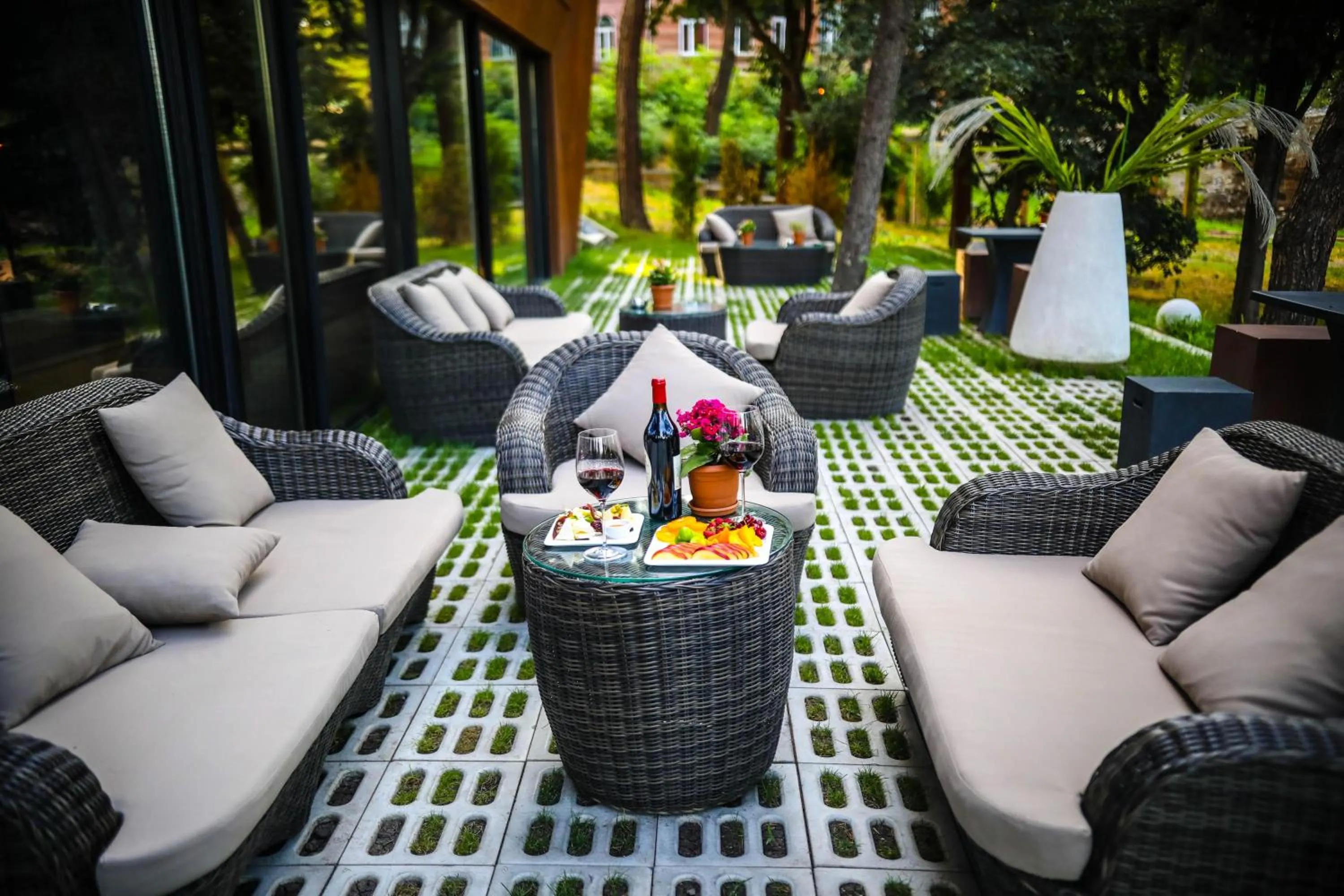 Patio in Folk Boutique Hotel