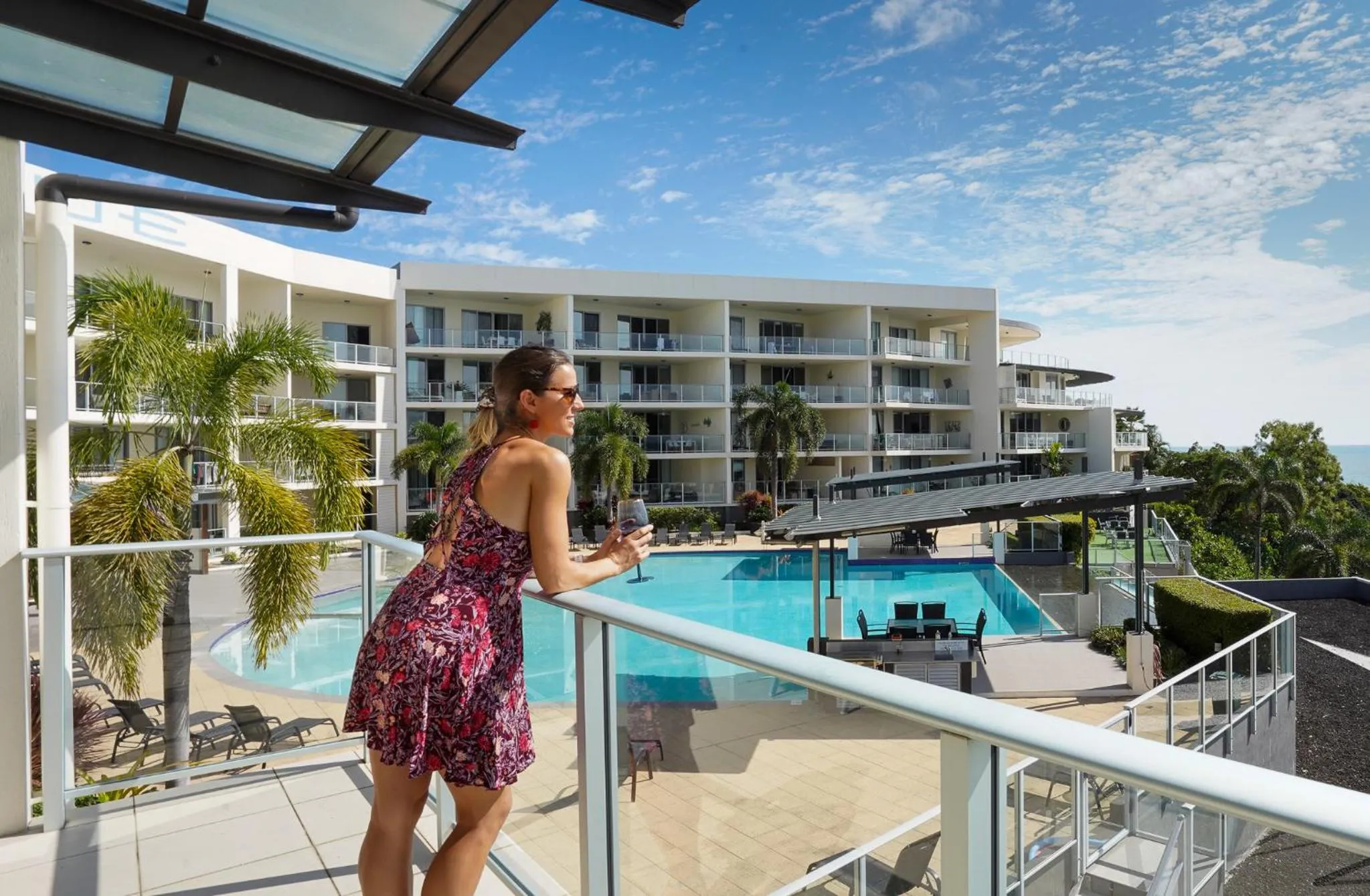 Balcony/Terrace in Vue Apartments Trinity Beach