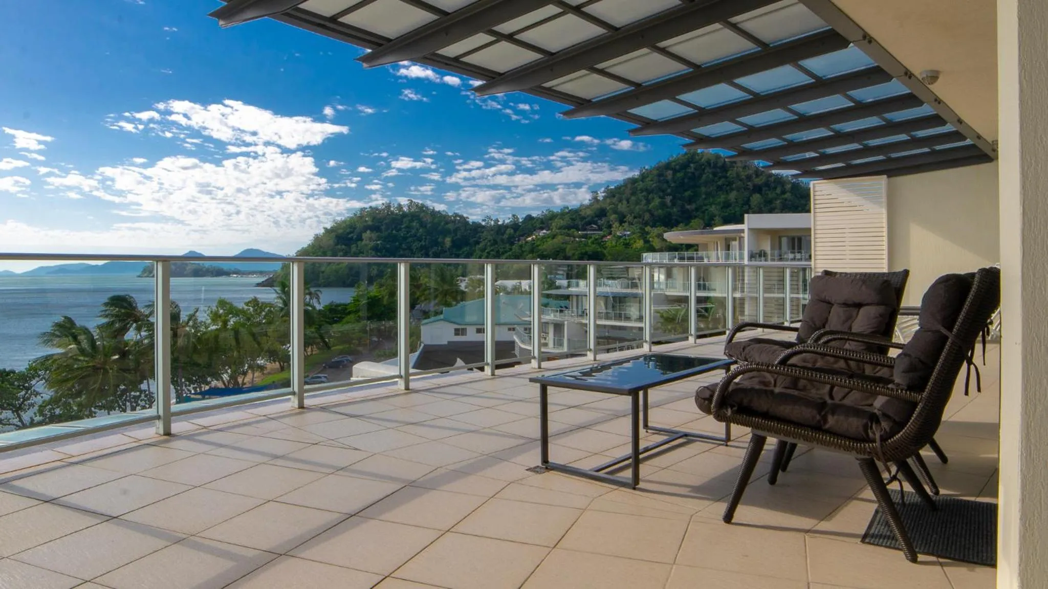 Balcony/Terrace in Vue Apartments Trinity Beach