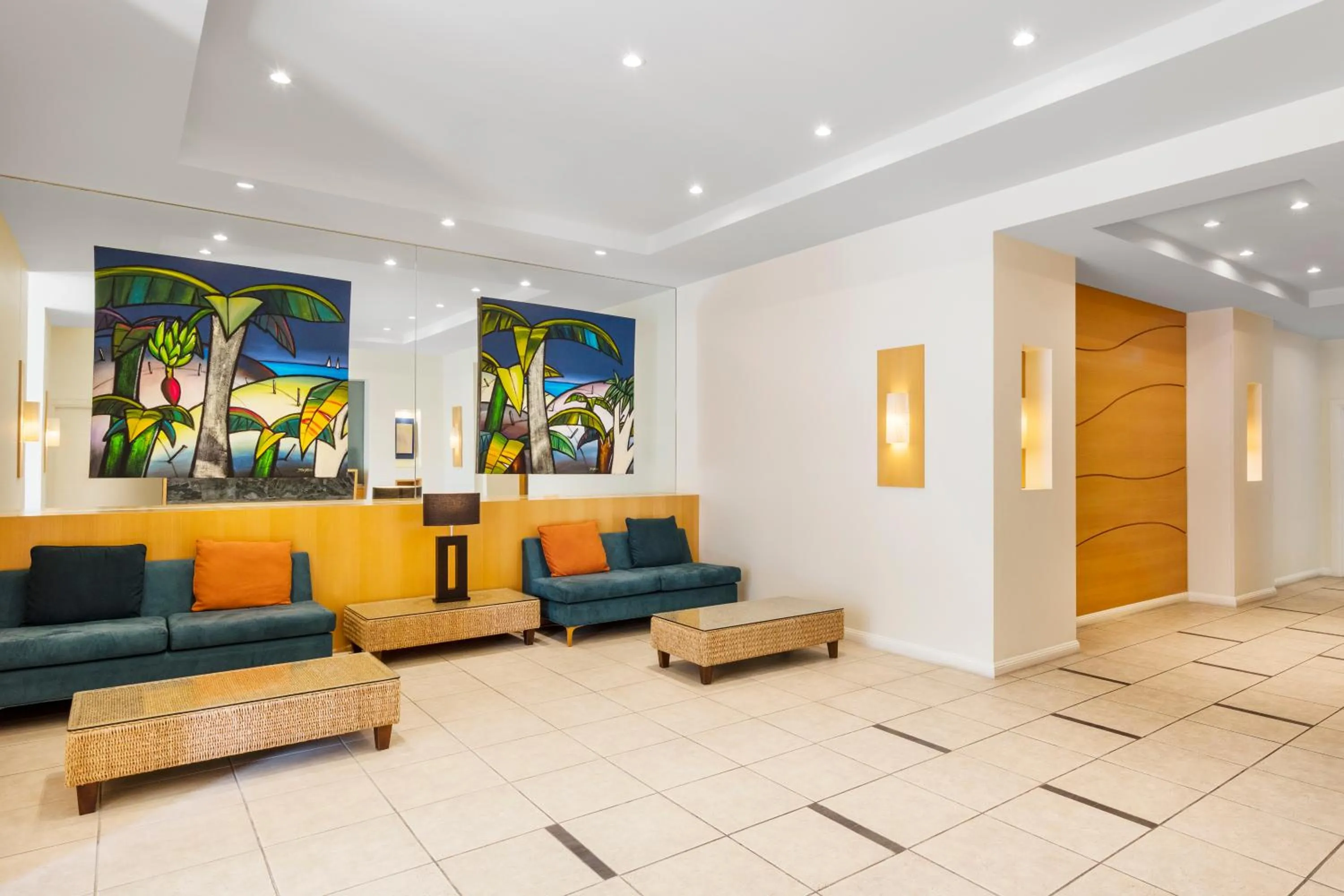 Lobby or reception in Oaks Sunshine Coast Seaforth Resort