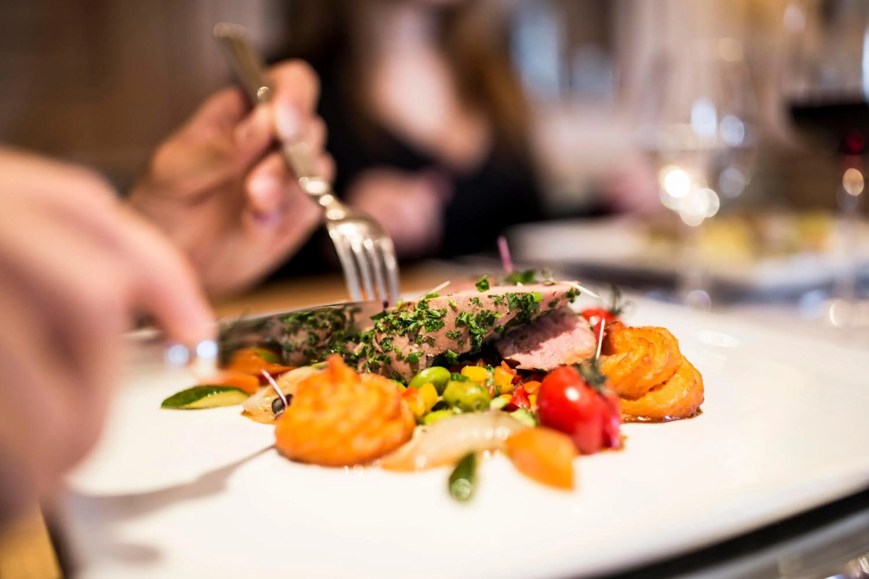 Food close-up in Meiser Design Hotel