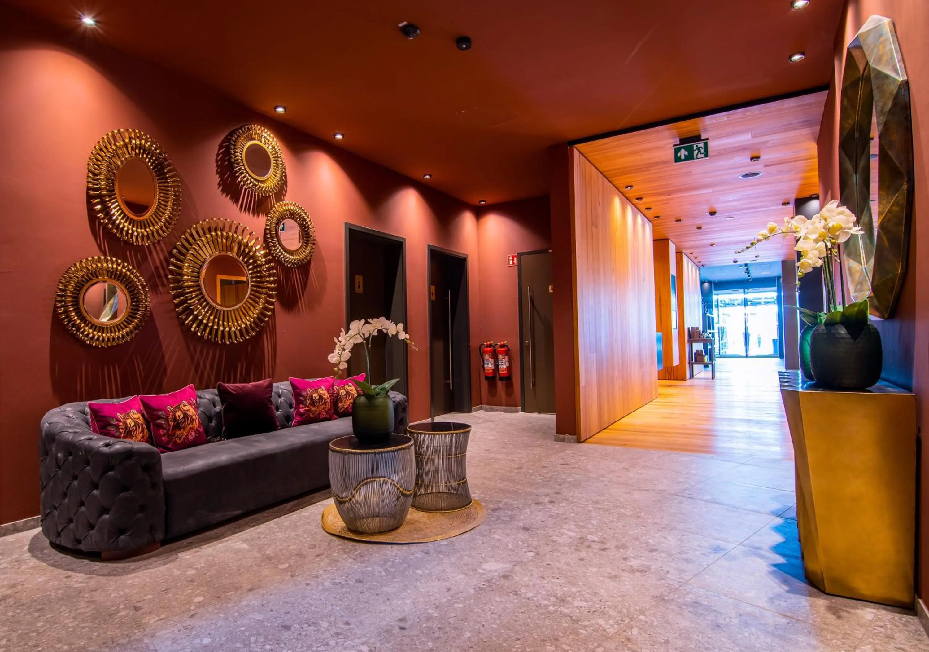 Seating area in Meiser Design Hotel