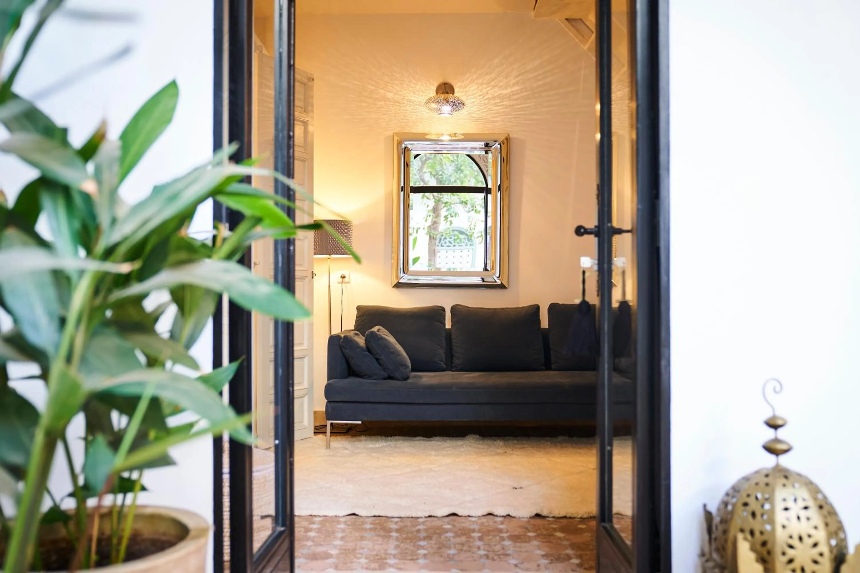 Seating area in Riad Rafaele & SPA