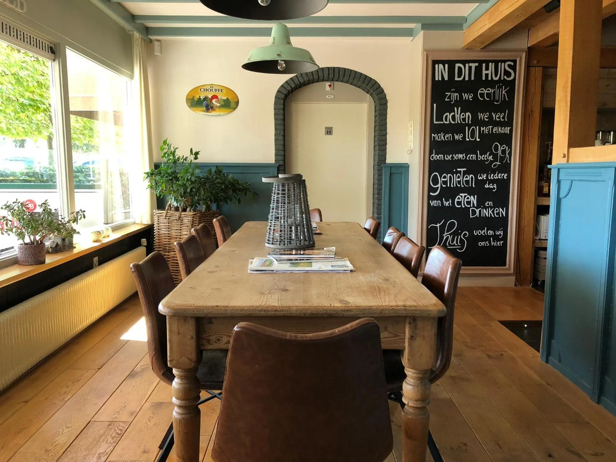 Library in Hotel de Plank - alle kamers met airconditioning