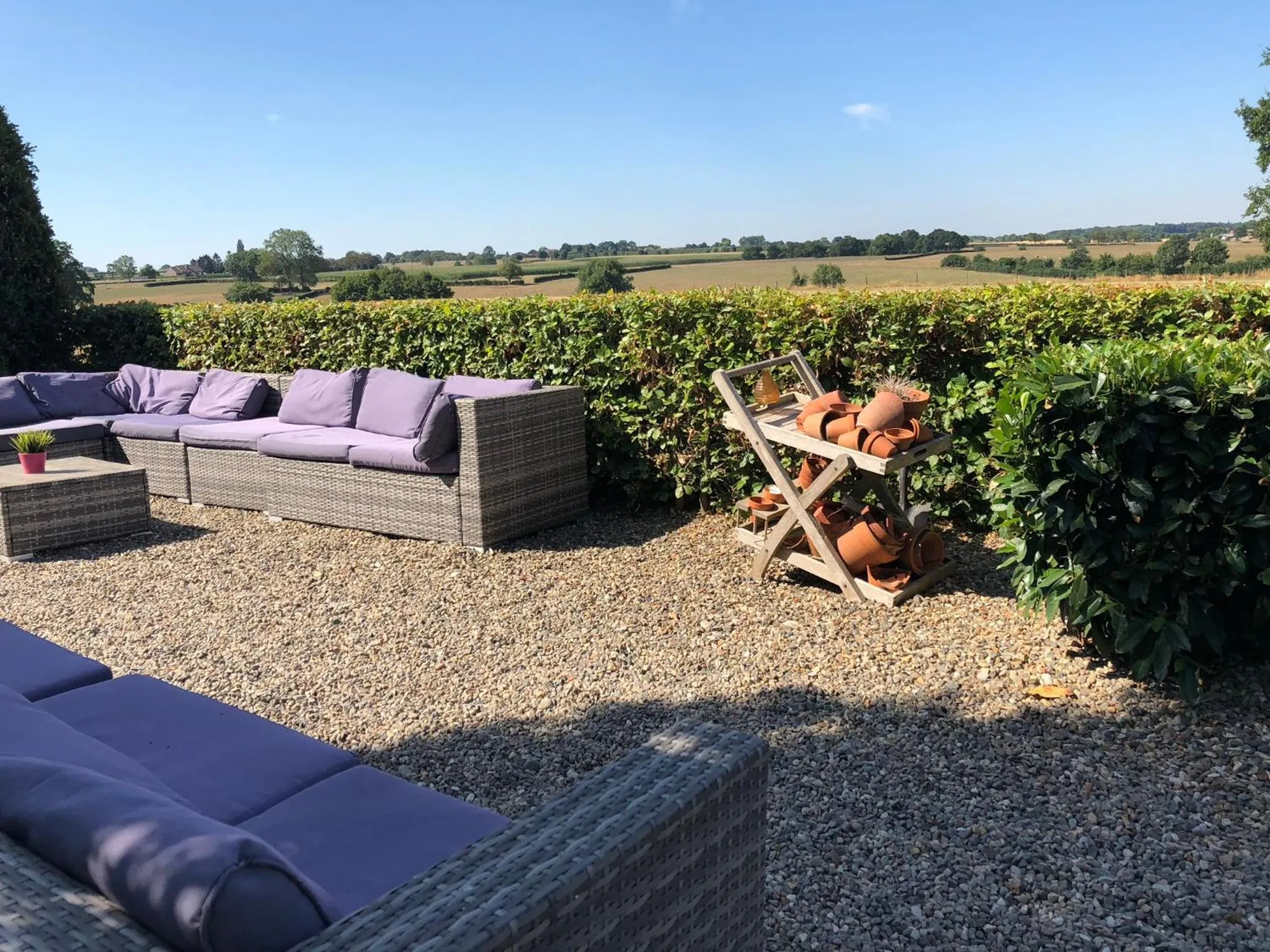 Garden in Hotel de Plank - alle kamers met airconditioning