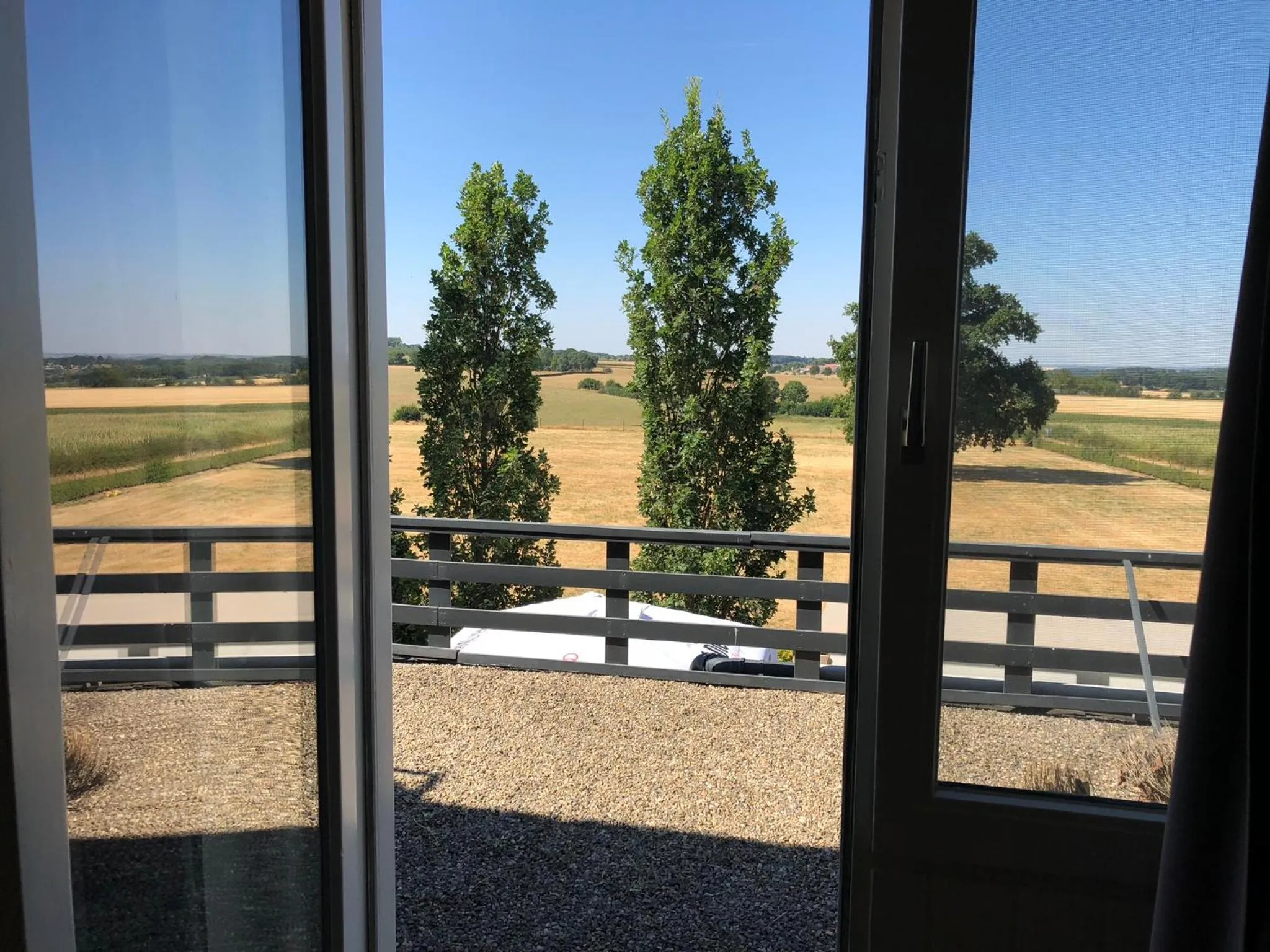 Balcony/Terrace in Hotel de Plank - alle kamers met airconditioning