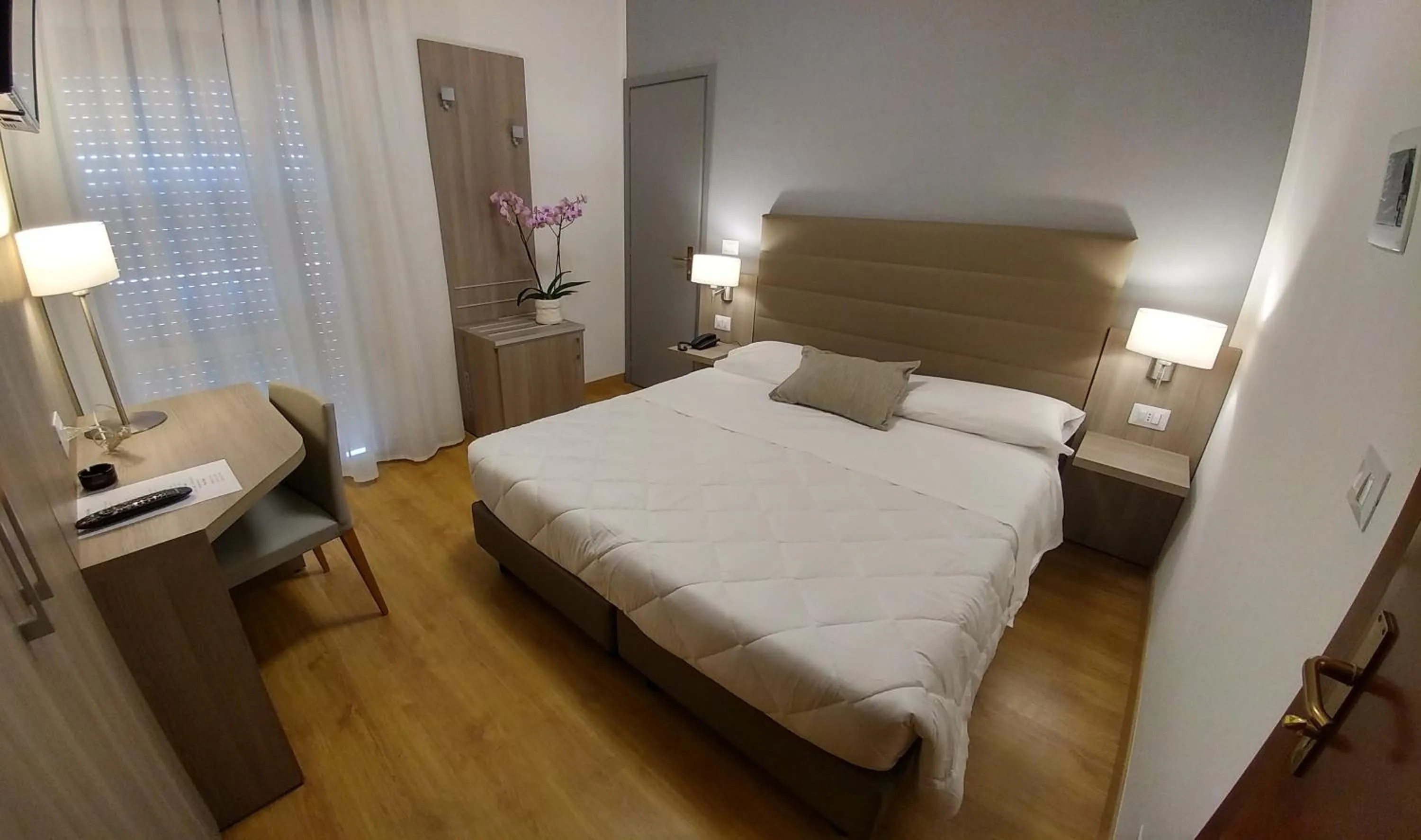 Bed in Hotel Loreley