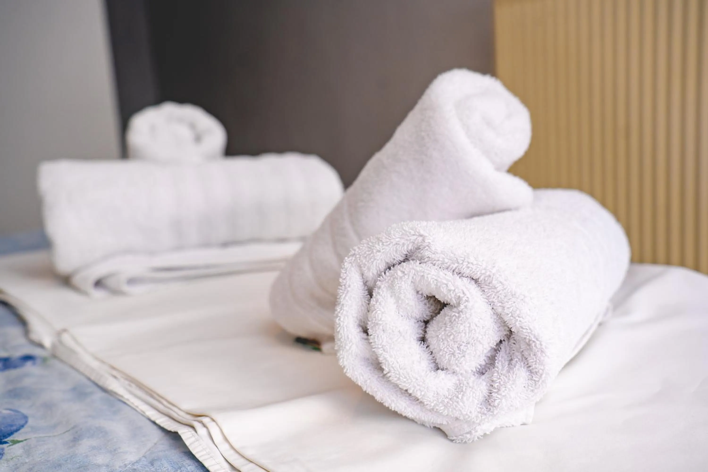 Bed in Hotel Zefyros