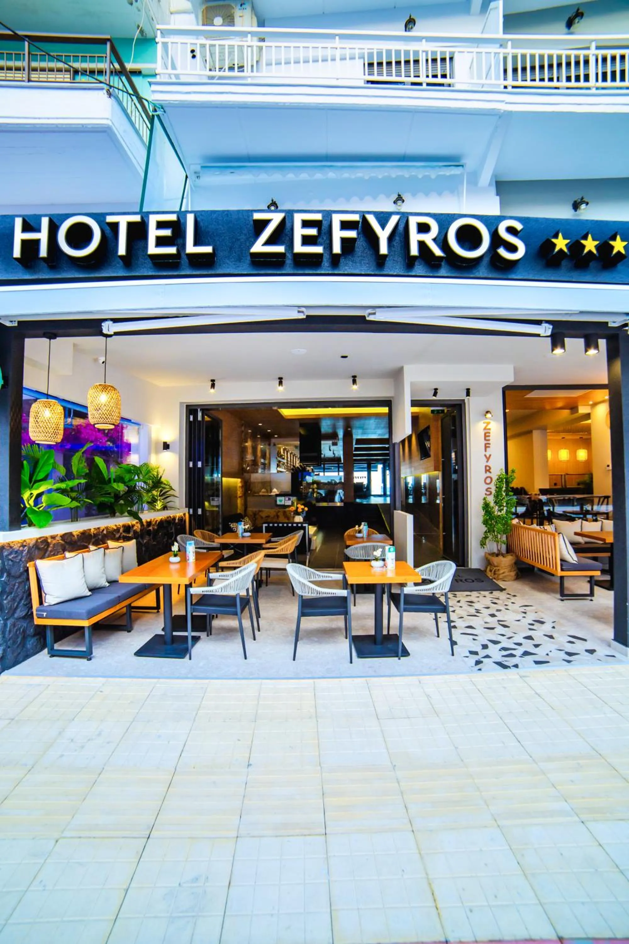 Property building in Hotel Zefyros