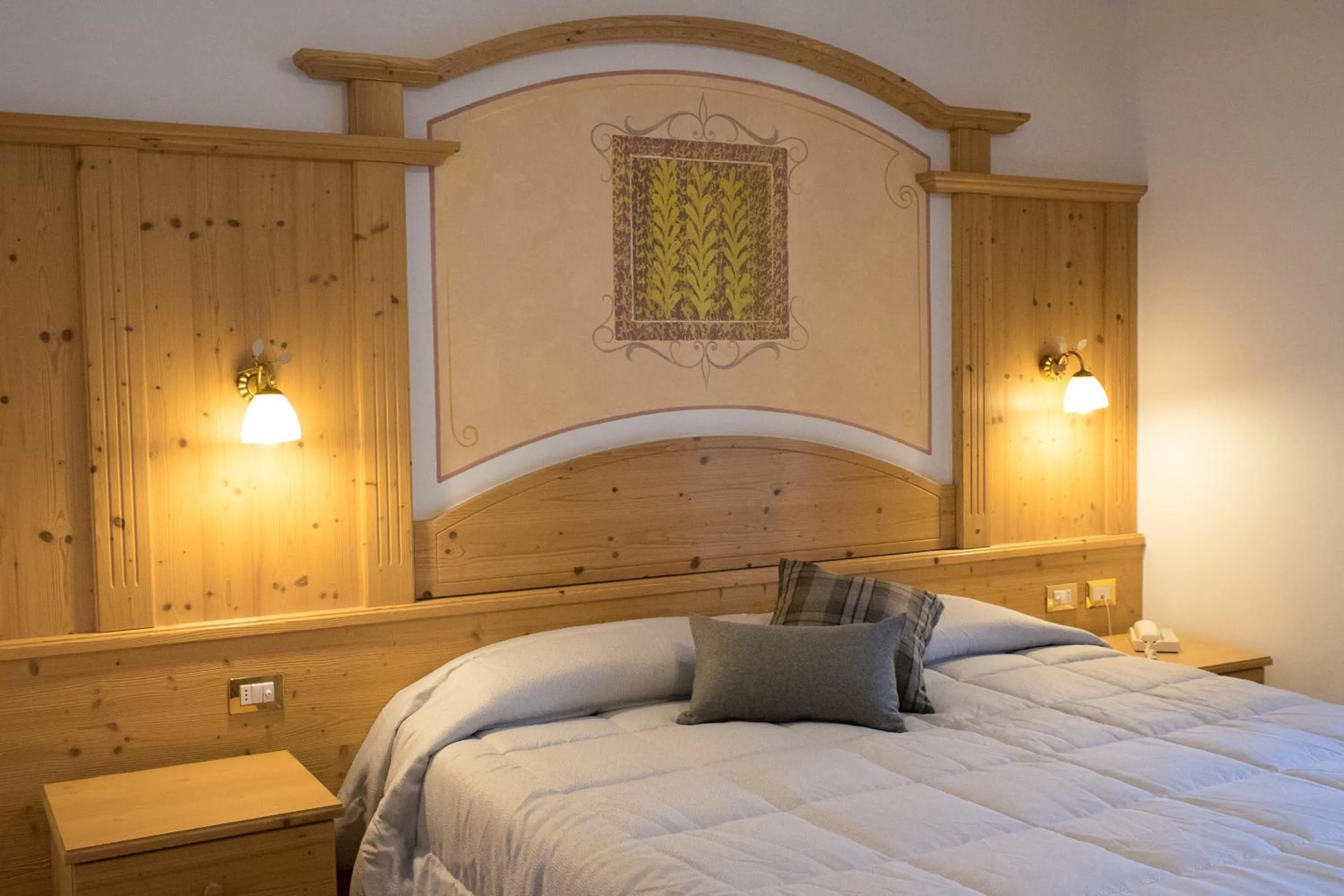 Bed in Hotel San Valier