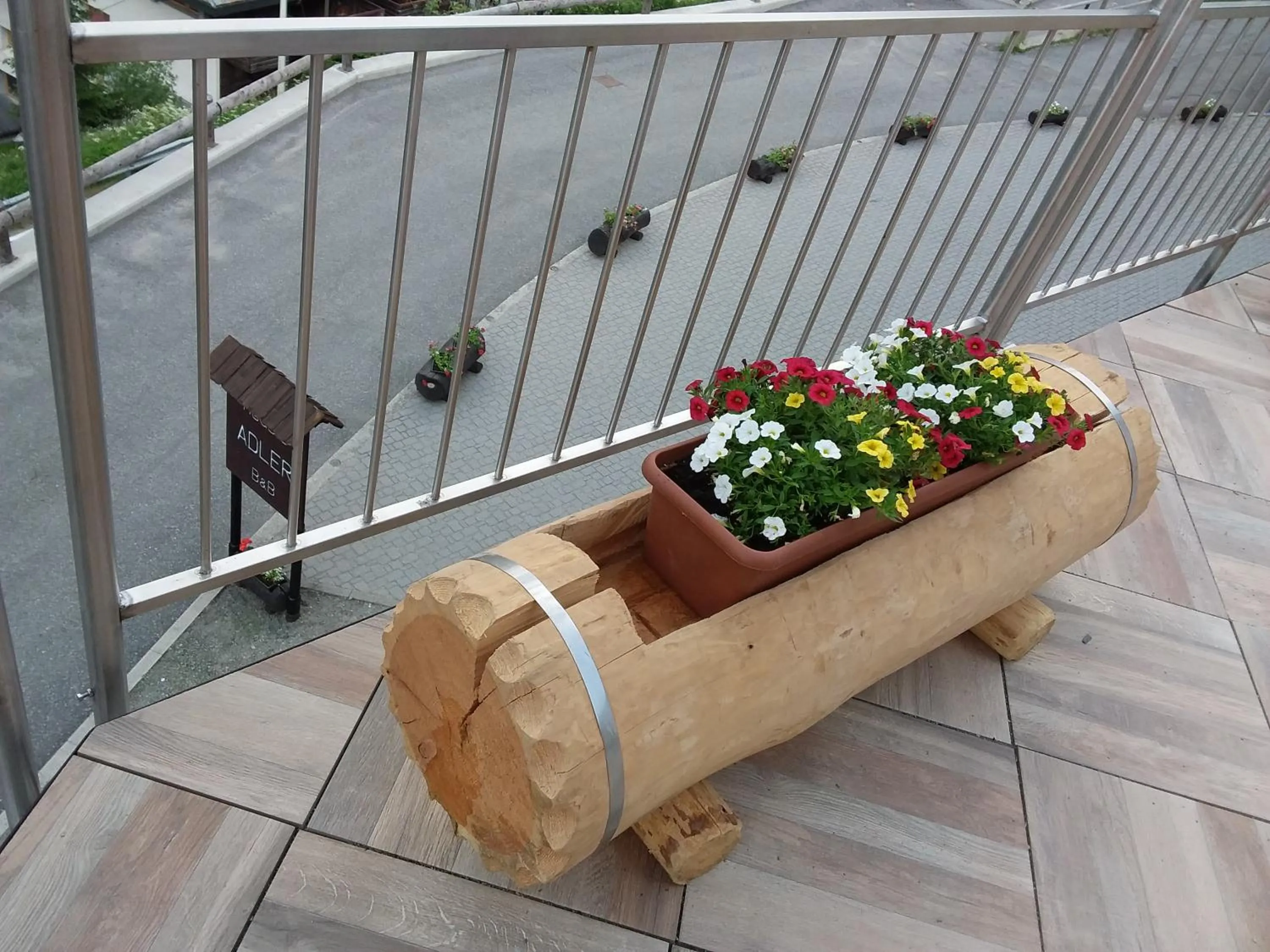 Balcony/Terrace in Hotel Meublè Adler - Rooms & Mountain Apartments
