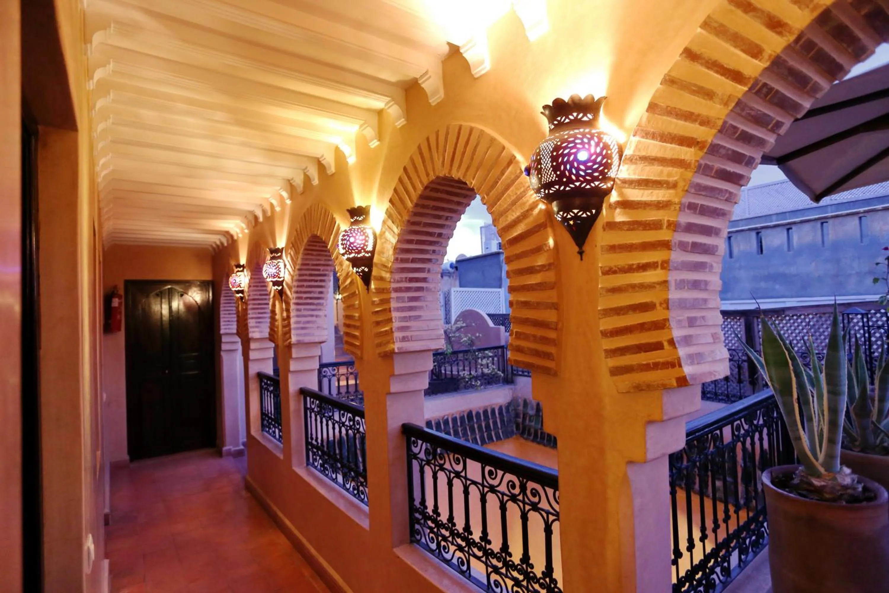 Balcony/Terrace in Riad Marrakiss