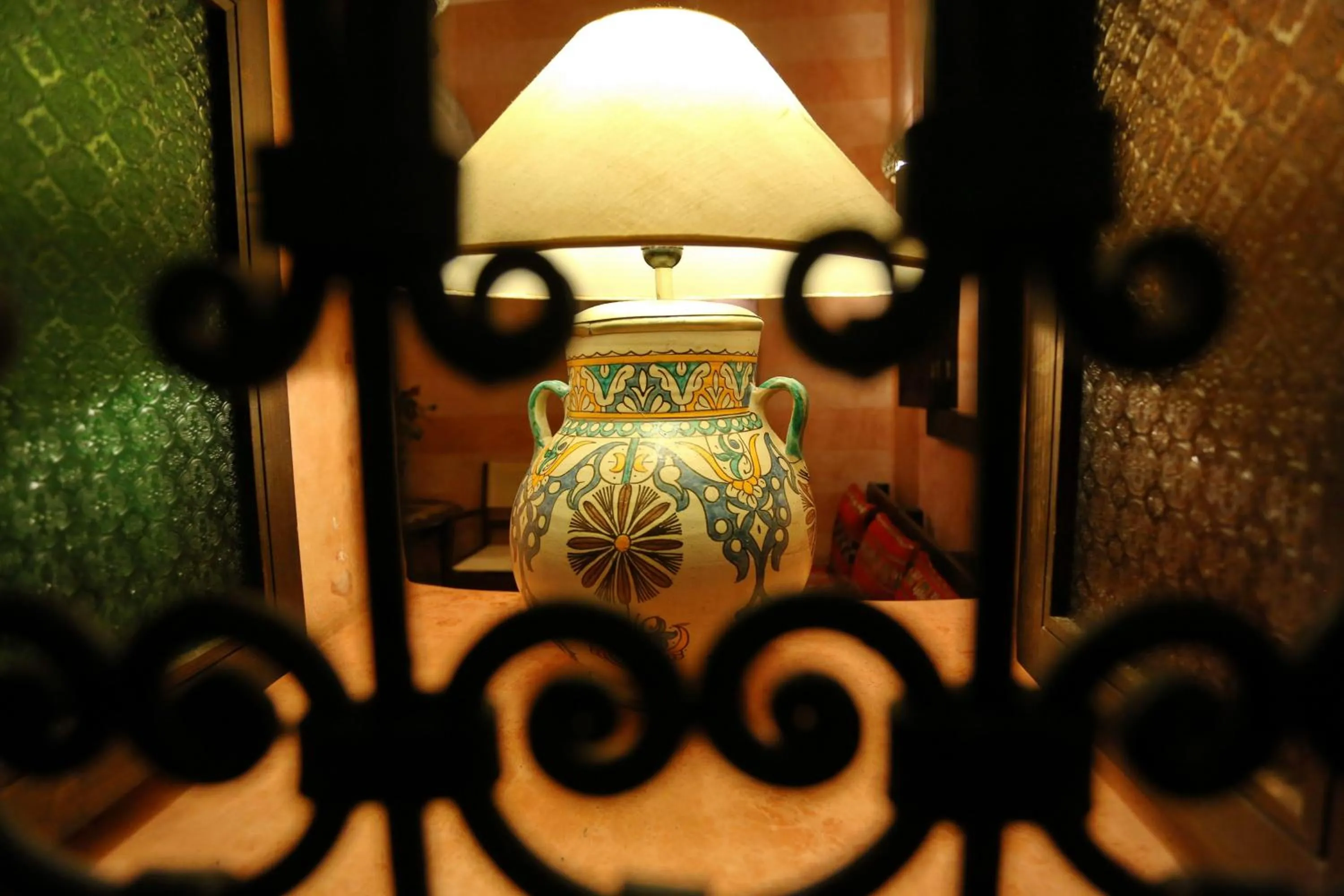 Decorative detail in Riad Marrakiss