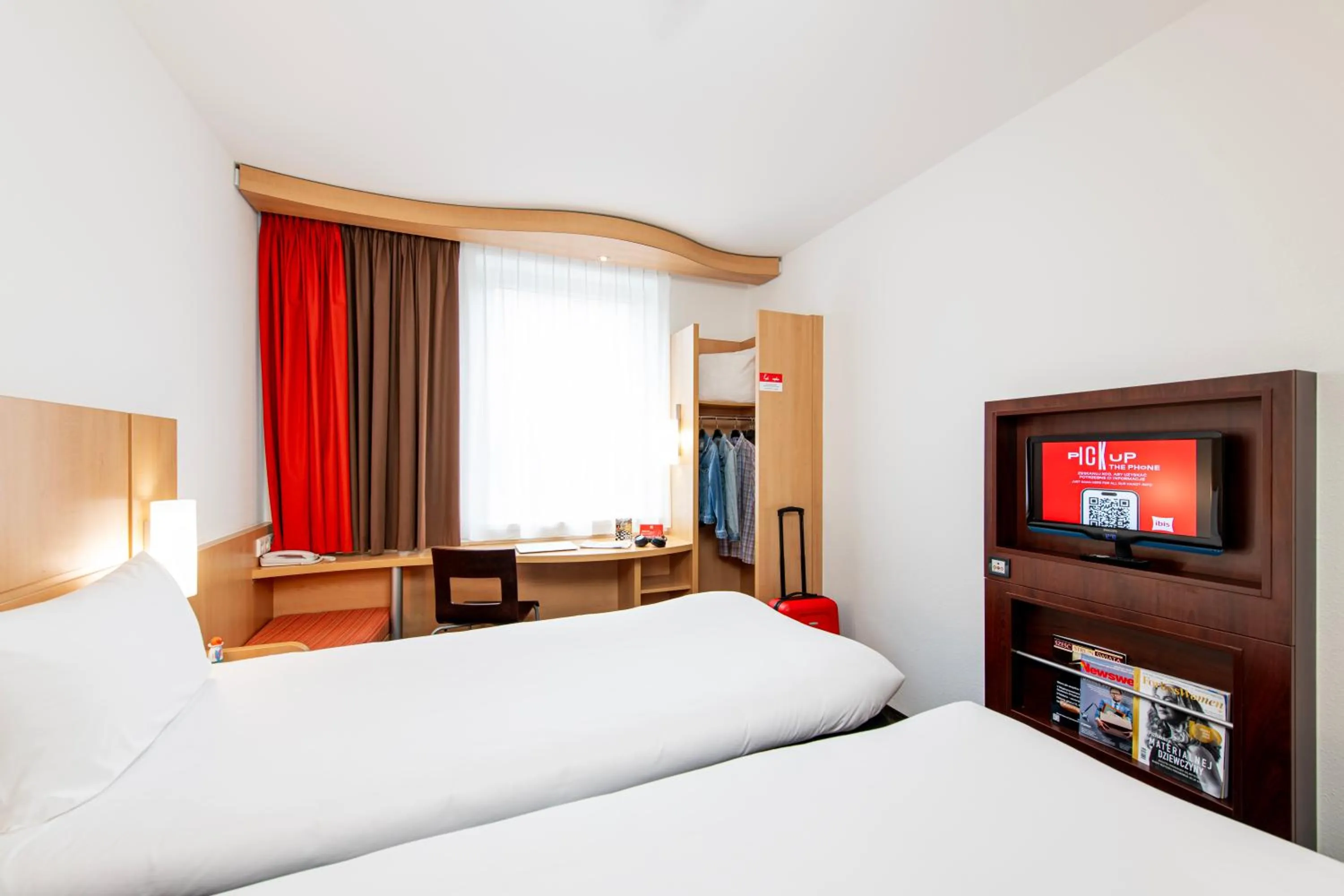 Bed in Ibis Kraków Stare Miasto