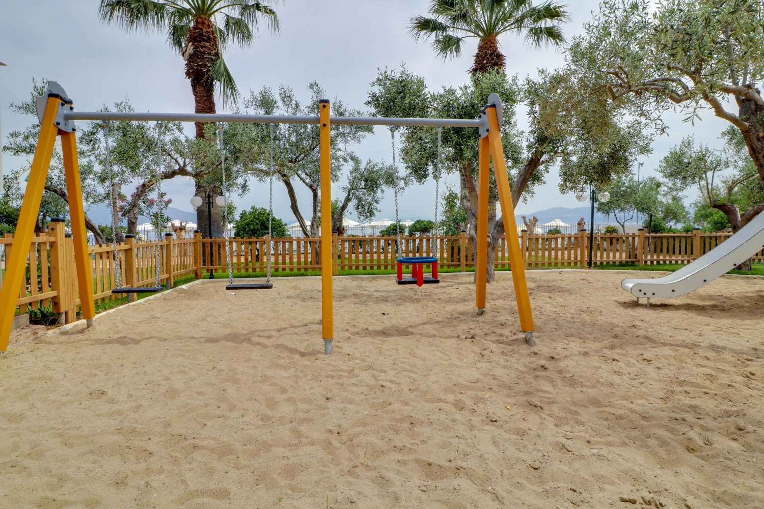 Children play ground in Calamos Beach Family Club