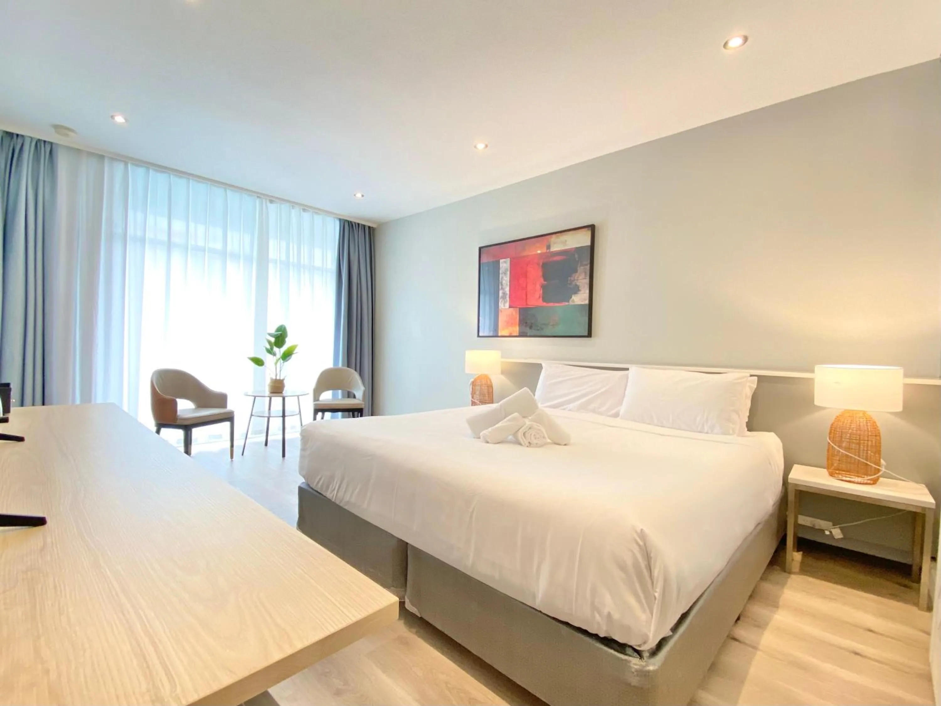 Bedroom, Bed in Park Inn by Radisson Melbourne Carlton