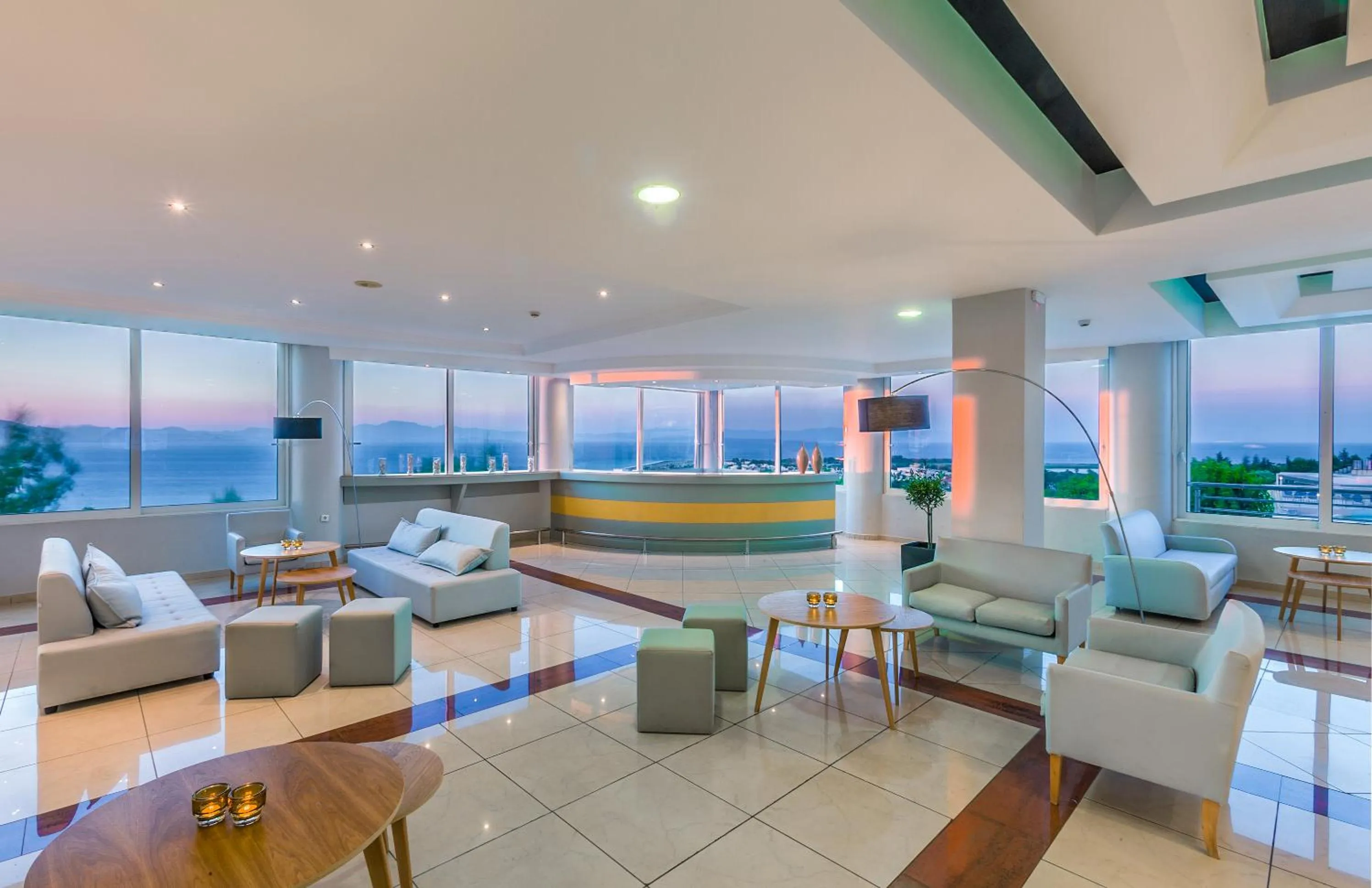 Lobby or reception in Kipriotis Aqualand Hotel