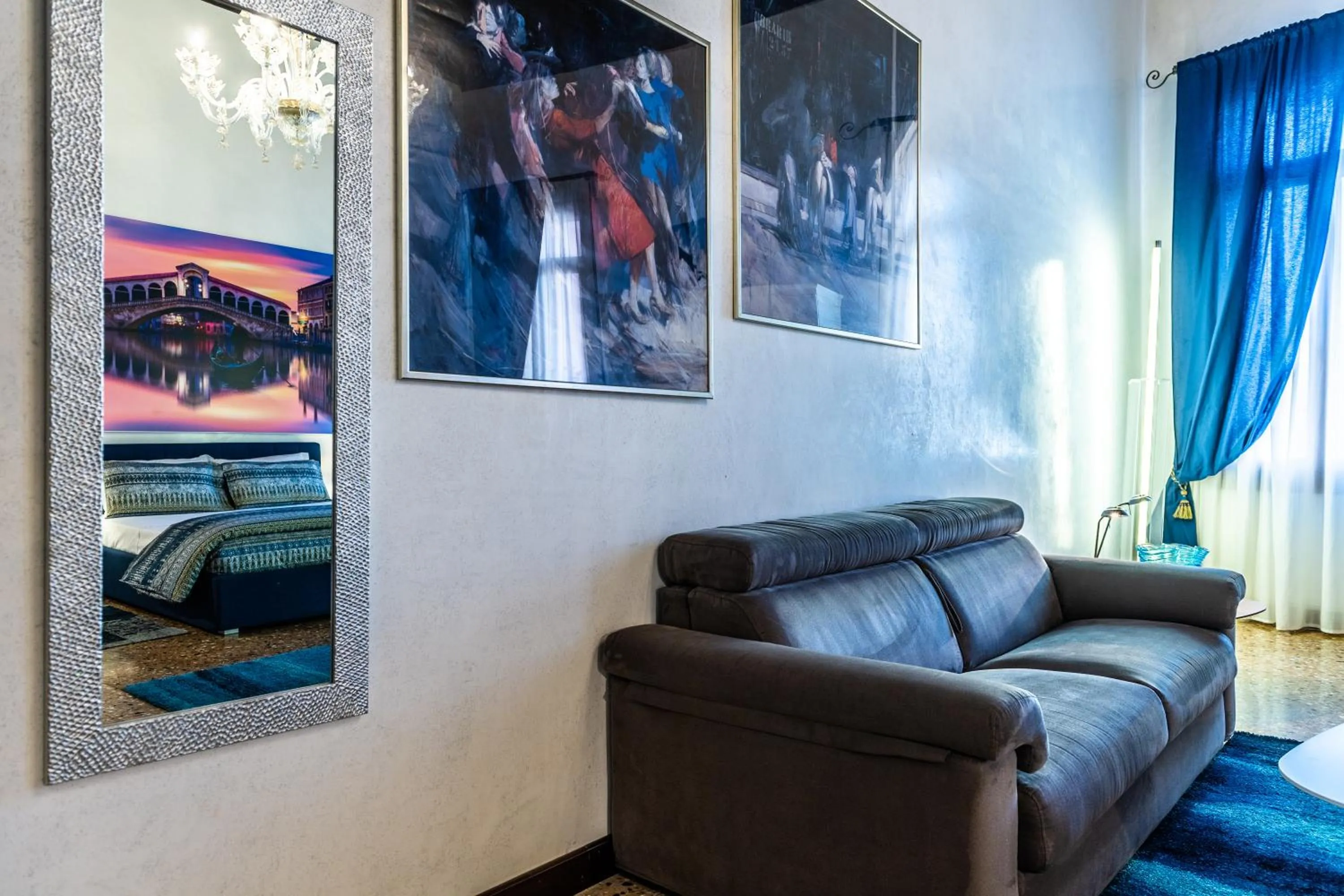 Living room in Cà Sant'Angelo