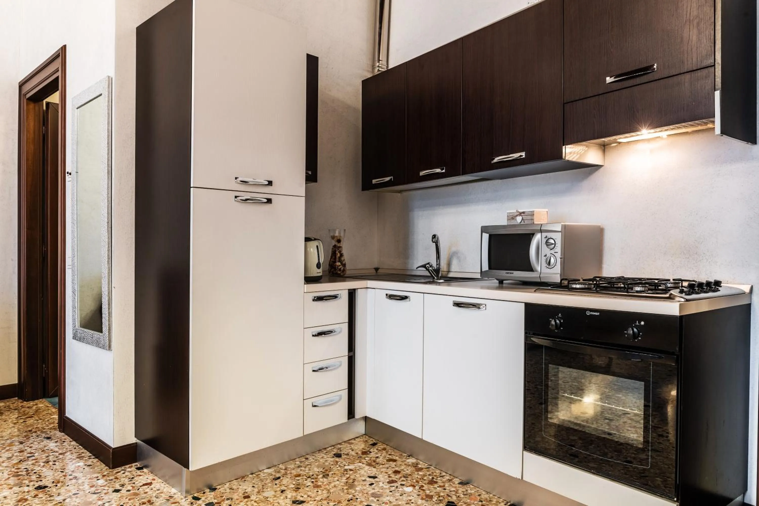 Kitchen or kitchenette in Cà Sant'Angelo