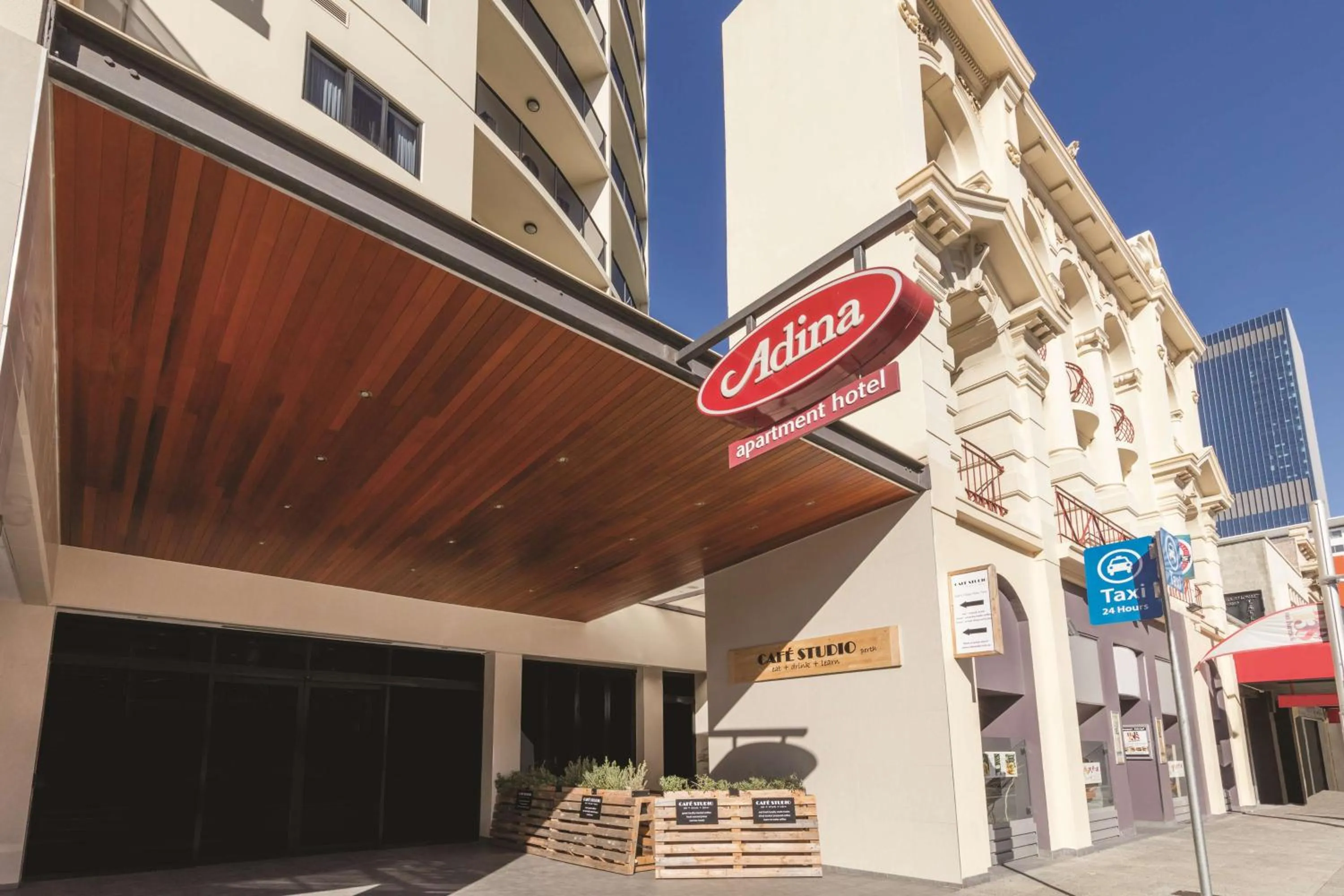 Property building in Adina Apartment Hotel Perth Barrack Plaza