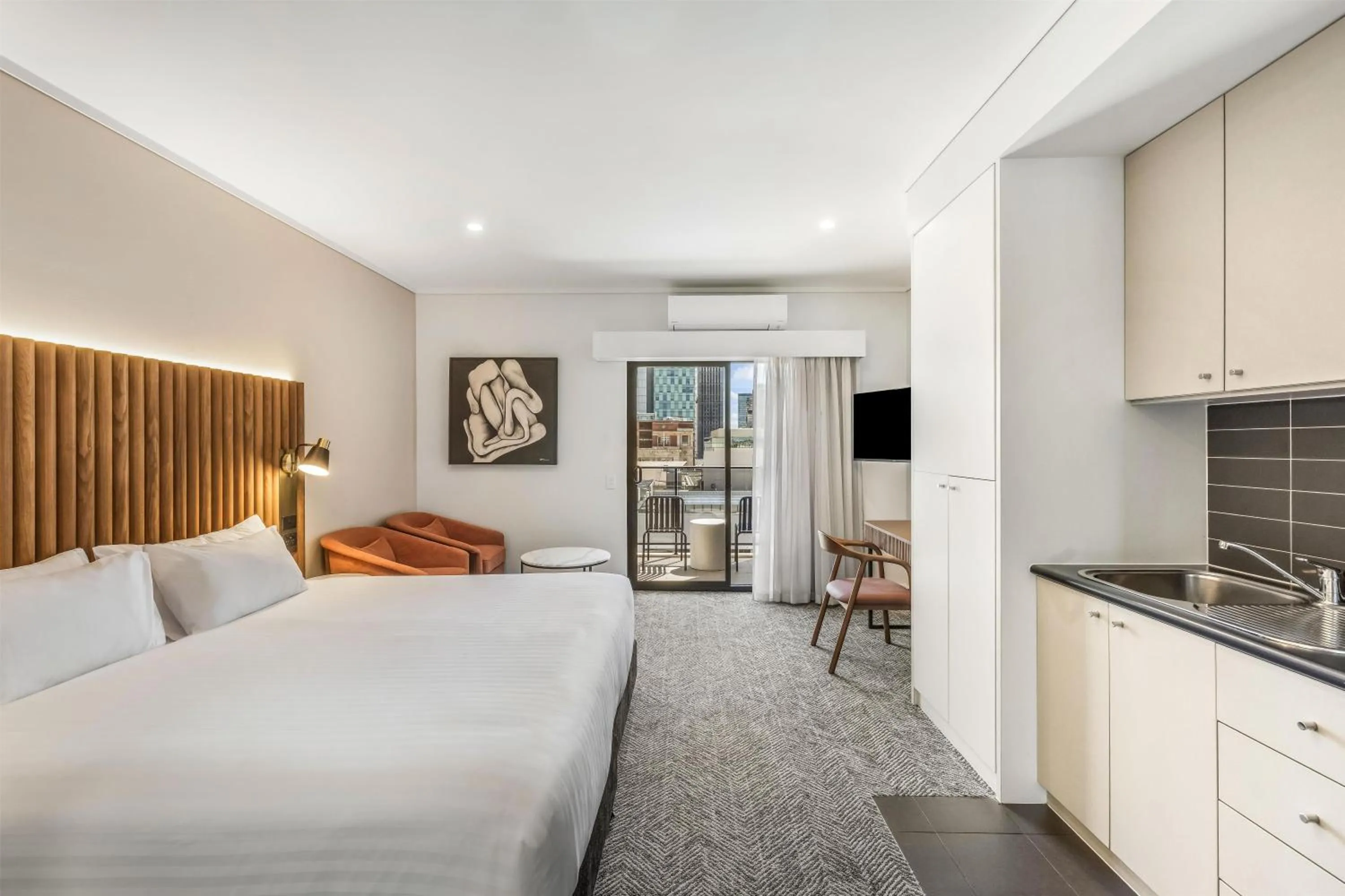 Bedroom, Bed in Adina Apartment Hotel Perth Barrack Plaza