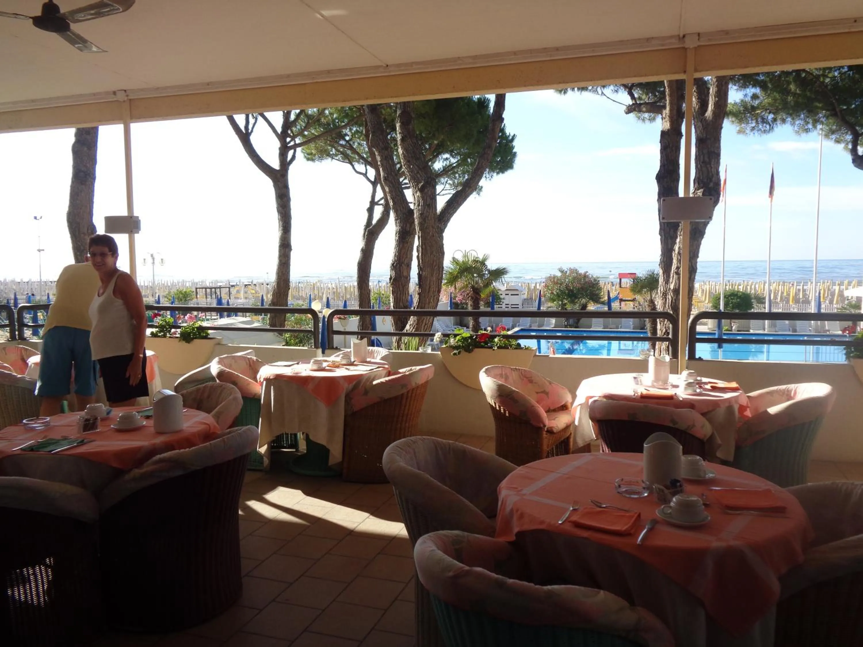 Balcony/Terrace in Hotel Ambasciatori Palace
