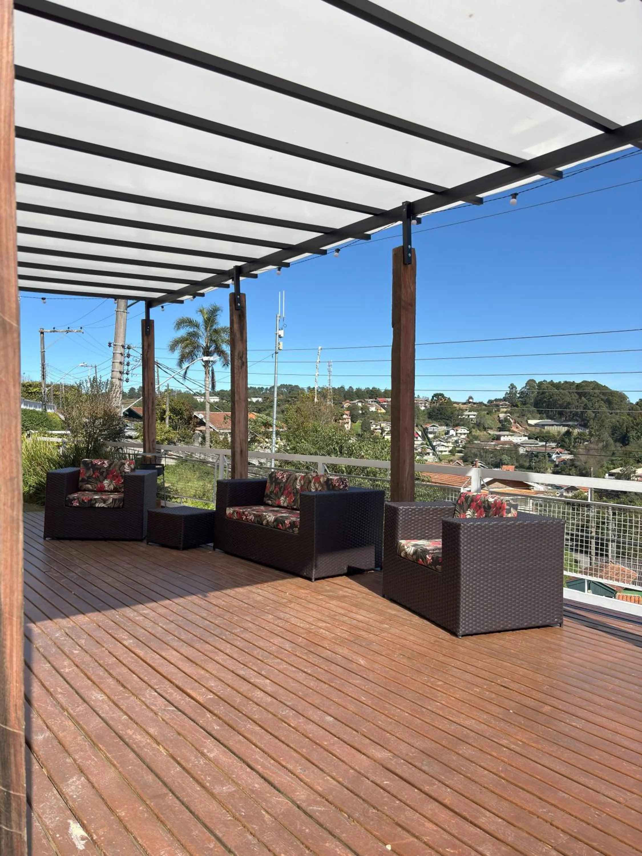 Patio in Pousada Portal das Cerejeiras - Be Happy Group