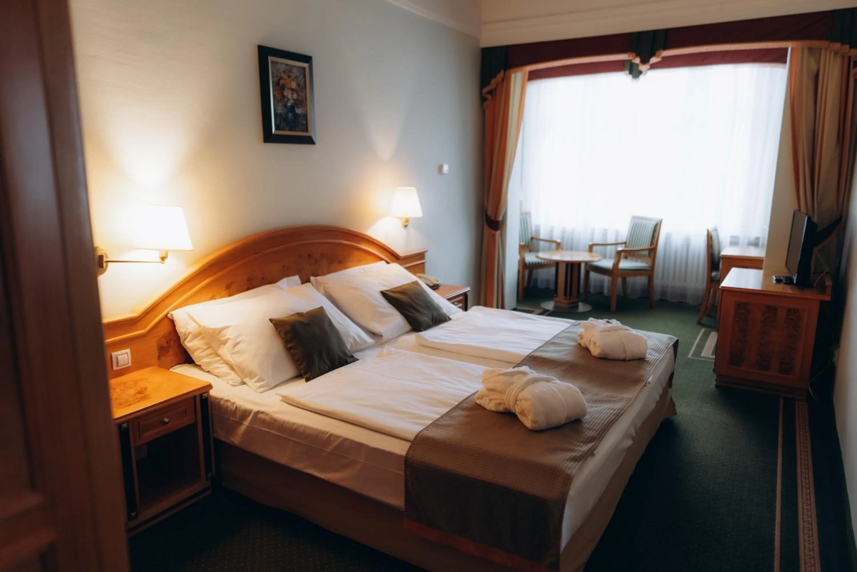 Bed in Parkhotel Golf Marianske Lazne