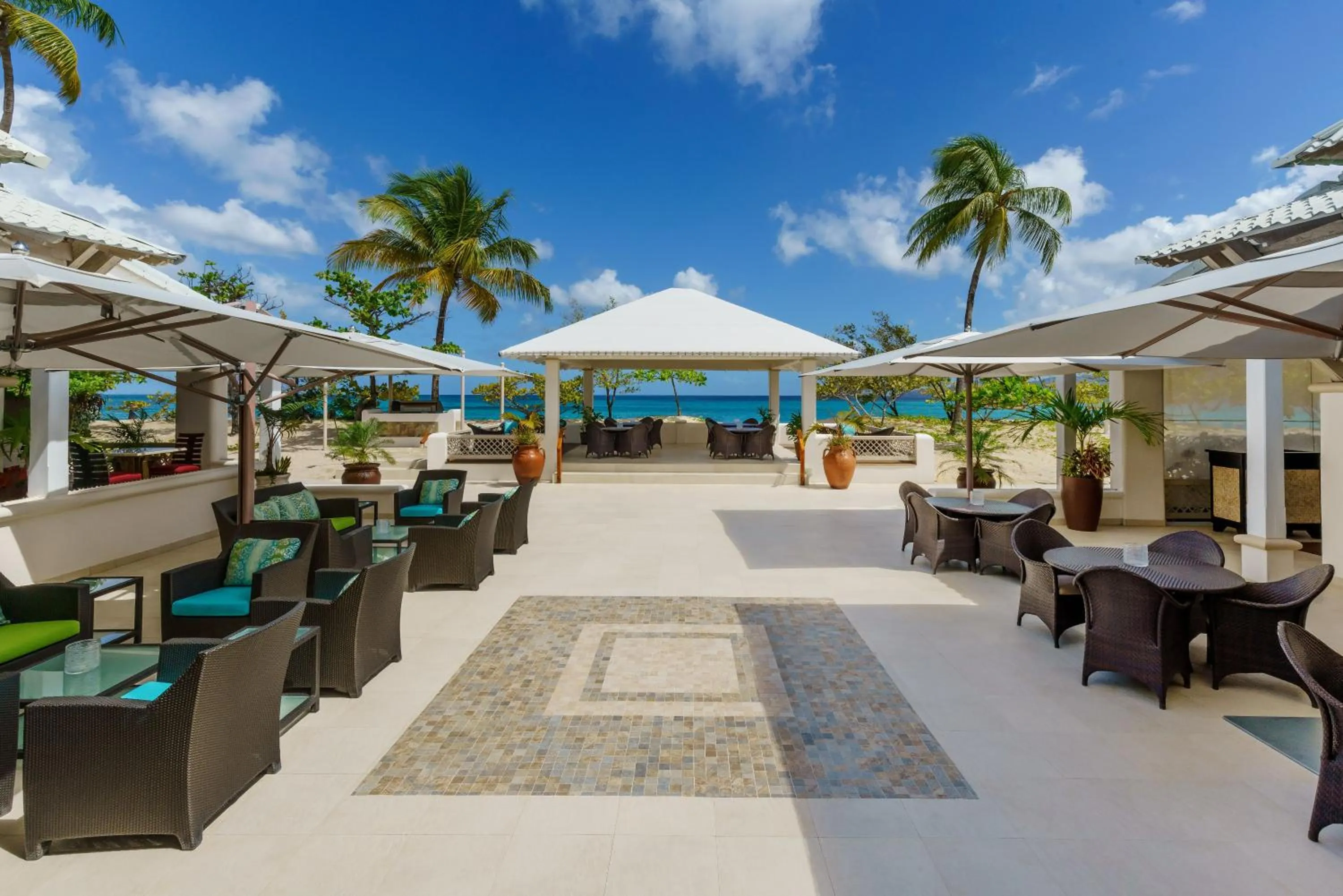 Patio in Spice Island Beach Resort