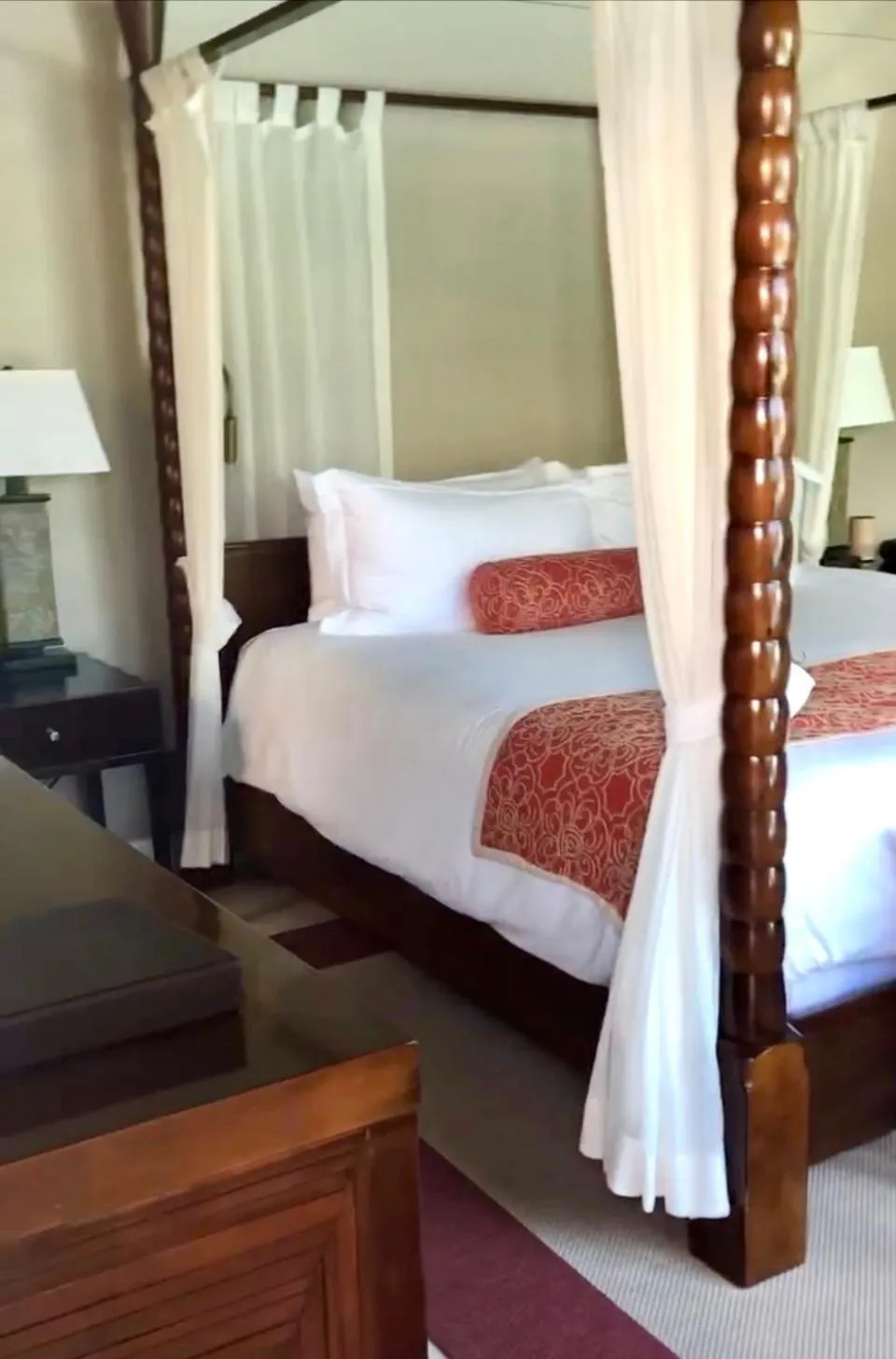 Bed in Spice Island Beach Resort