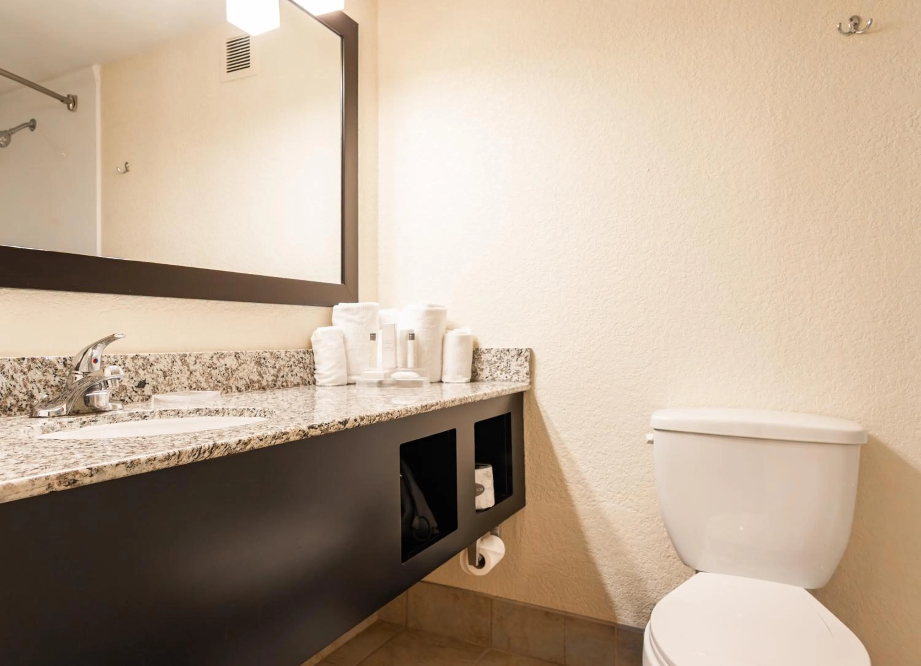 Toilet in Village Inn Clemmons-Winston Salem, Trademark by Wyndham