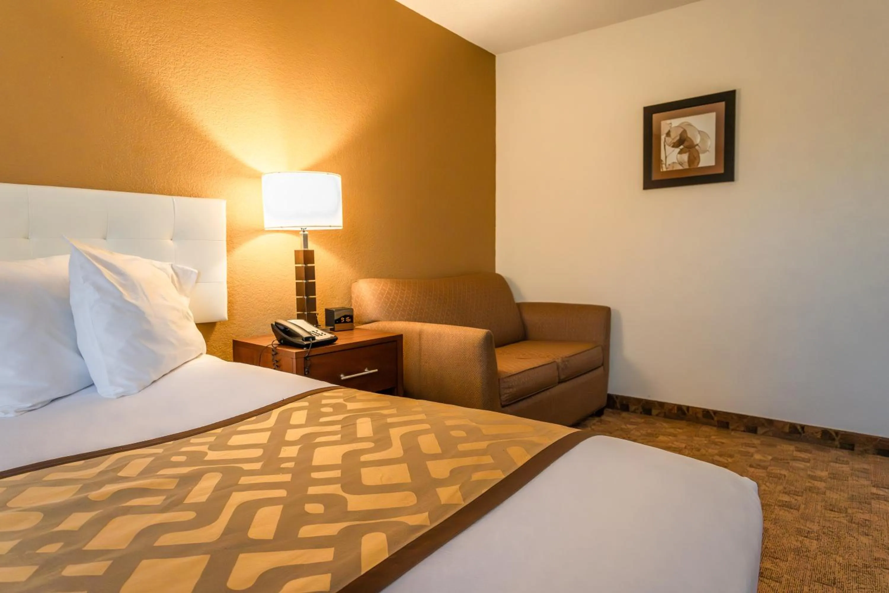 Bedroom, Bed in Village Inn Clemmons-Winston Salem, Trademark by Wyndham