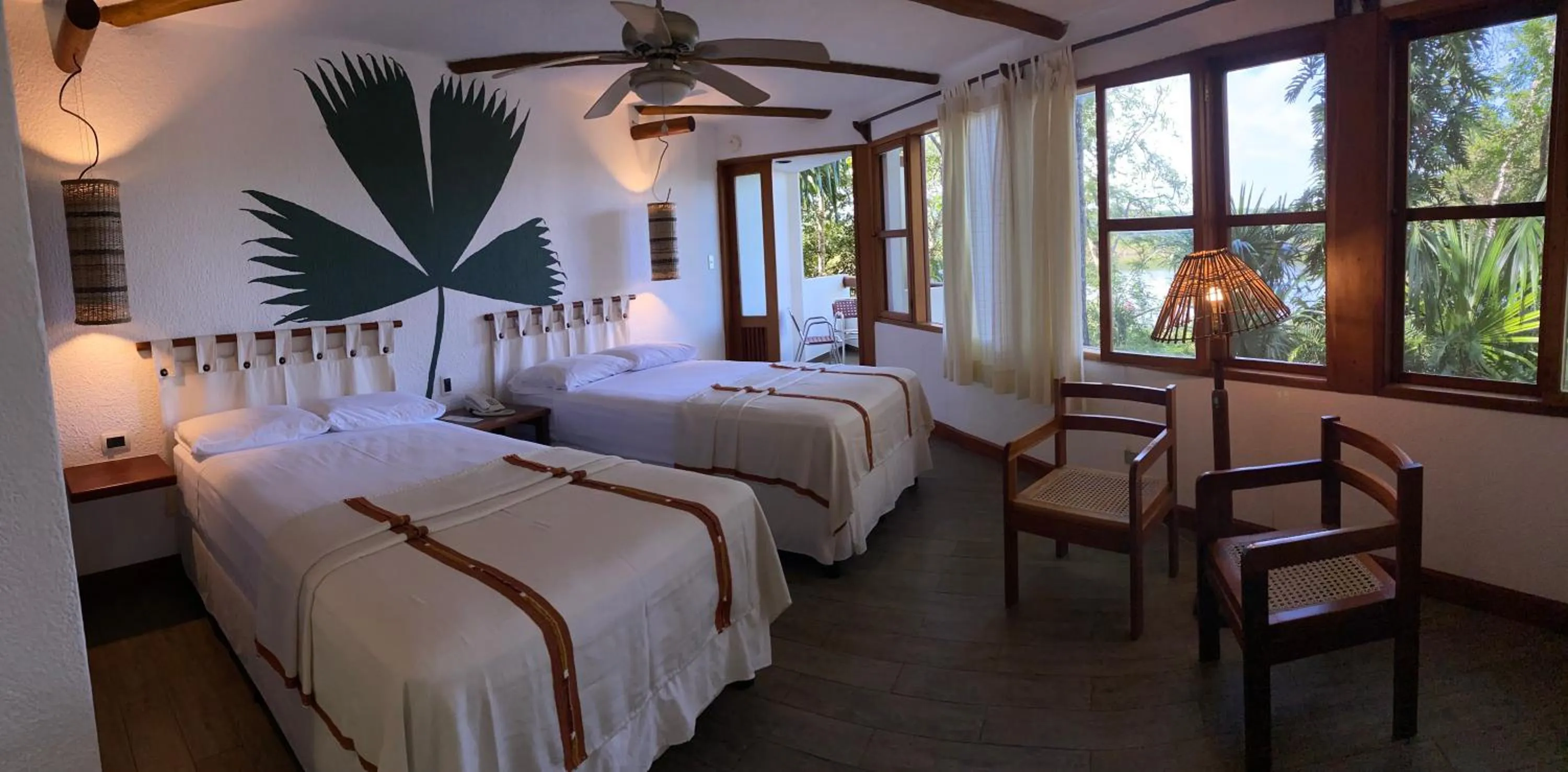 Bed in Villa Maya