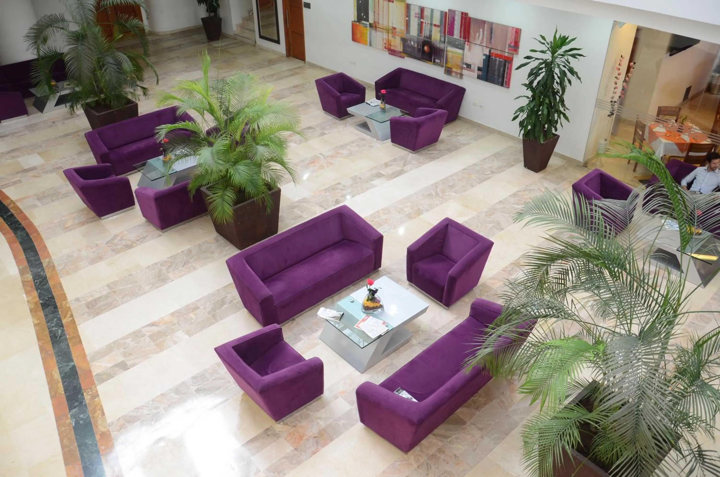 Bird's eye view in Hotel Atrium Plaza