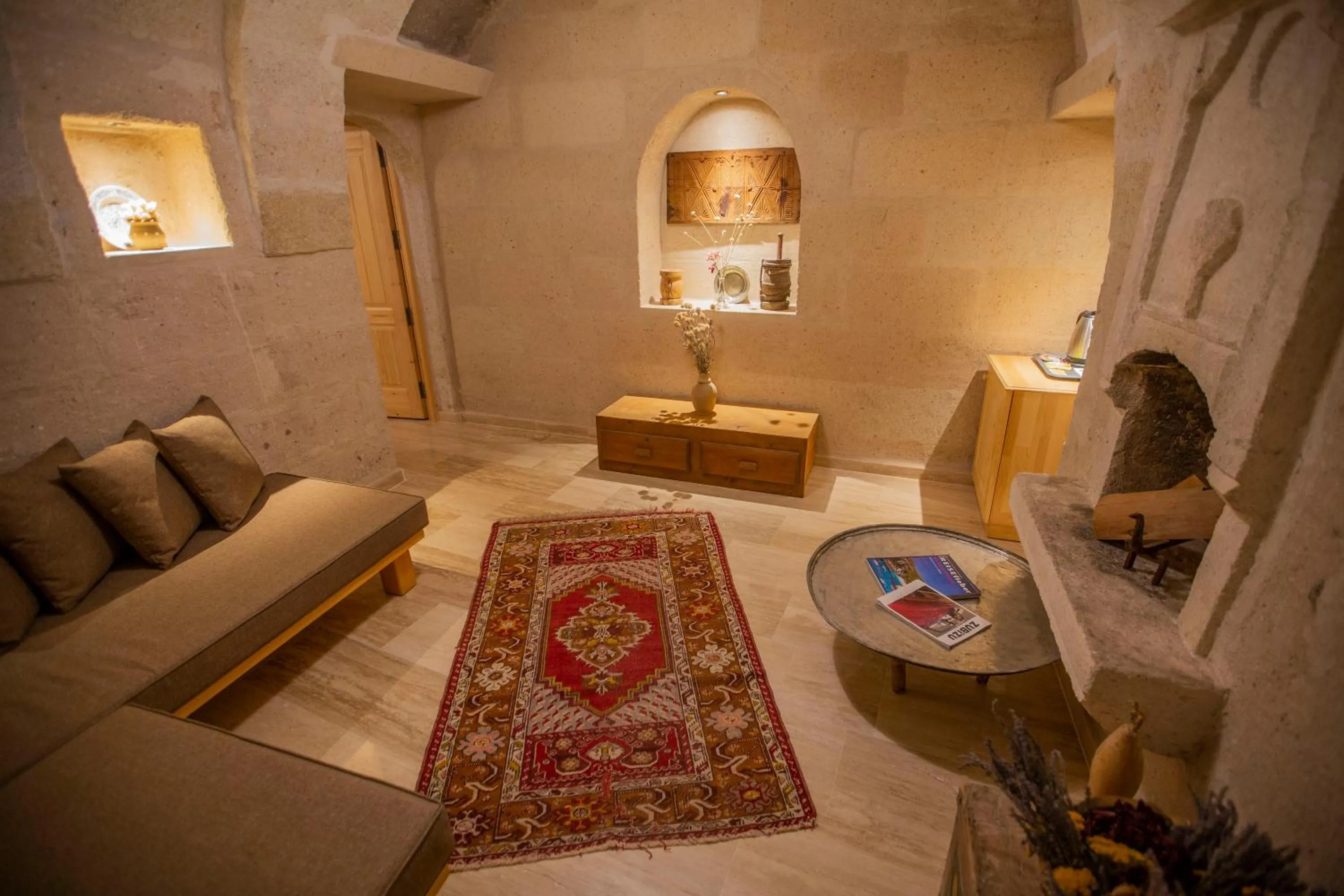 Living room in Maze Of Cappadocia Hotel