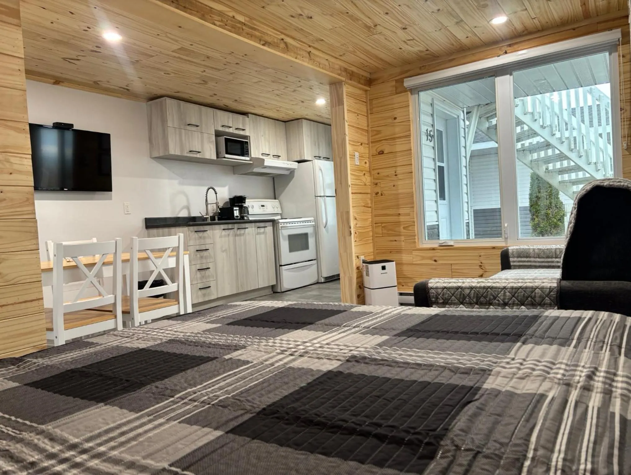 Kitchen or kitchenette in Les studios de la mer