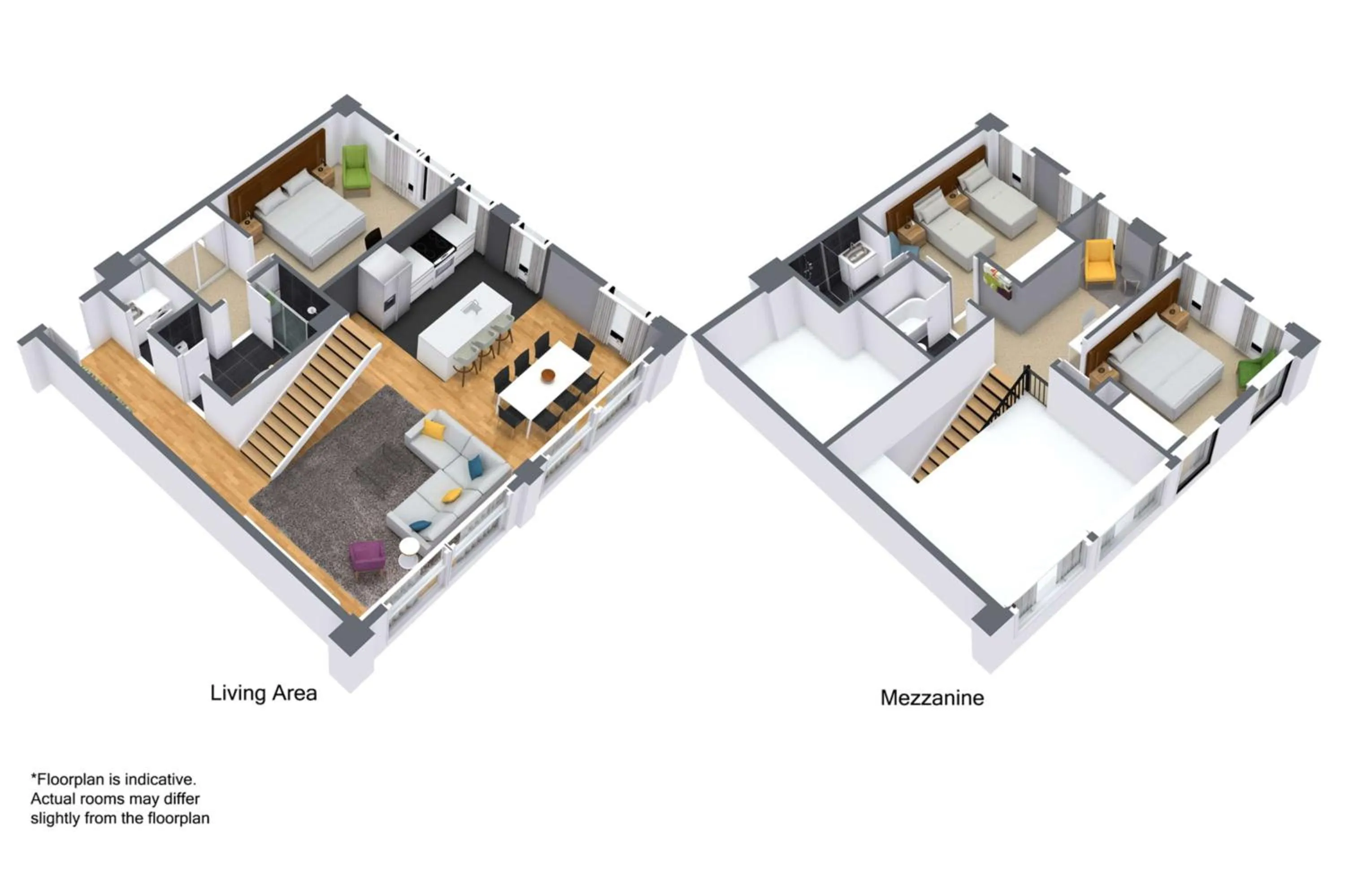 Floor plan in Adina Apartment Hotel Melbourne
