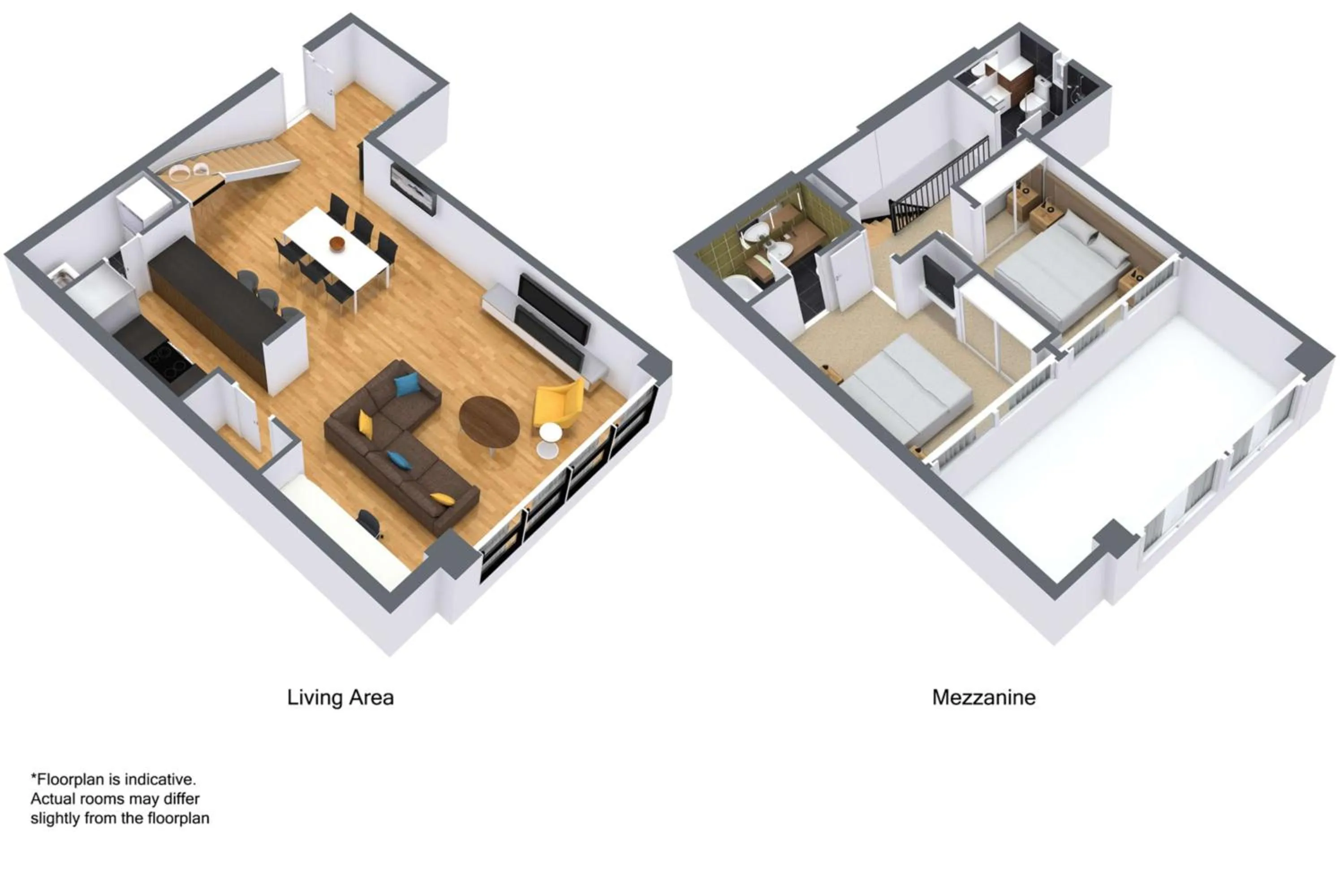 Floor plan in Adina Apartment Hotel Melbourne