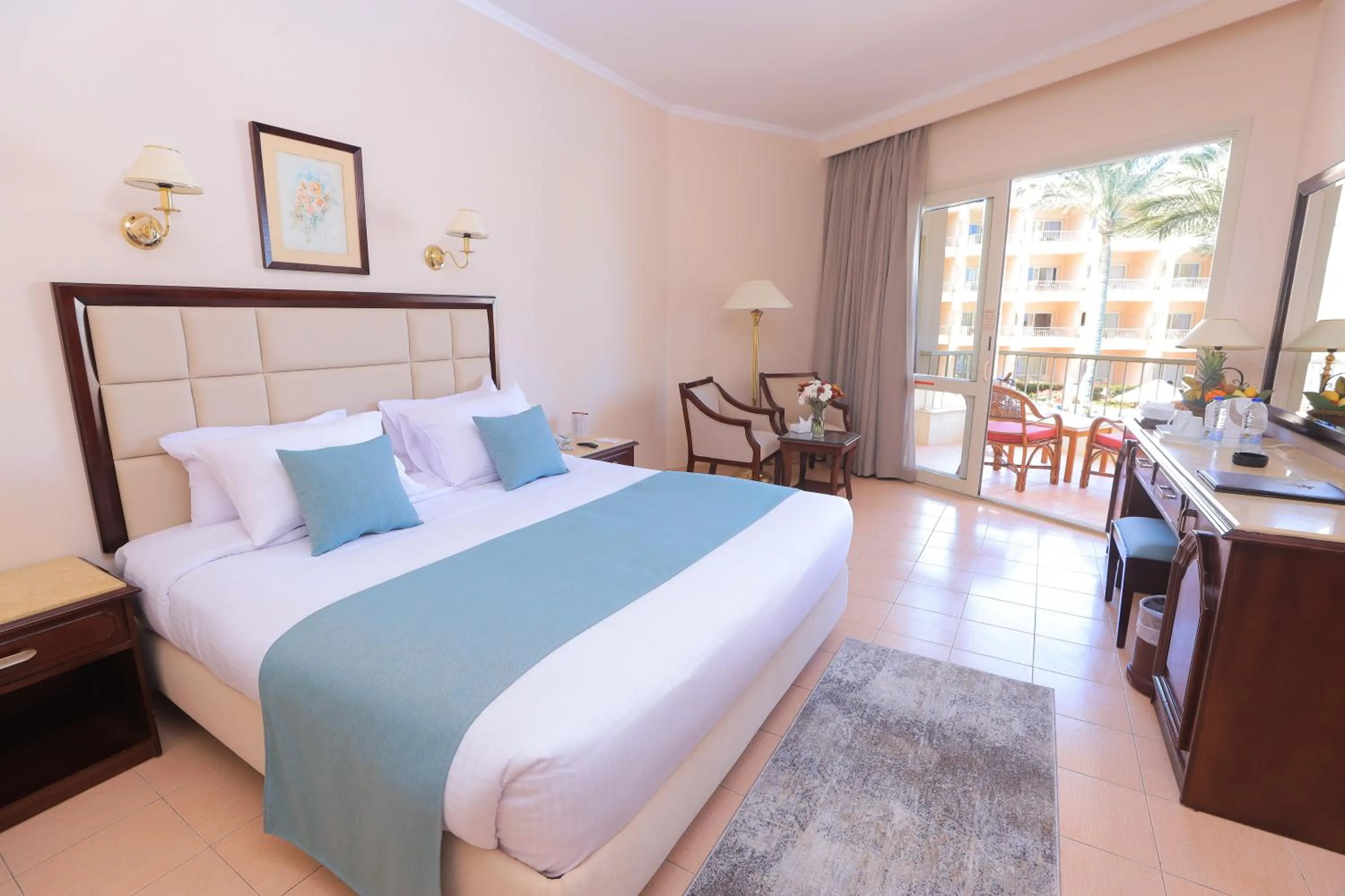 Bed in Sea Star Beau Rivage Hotel