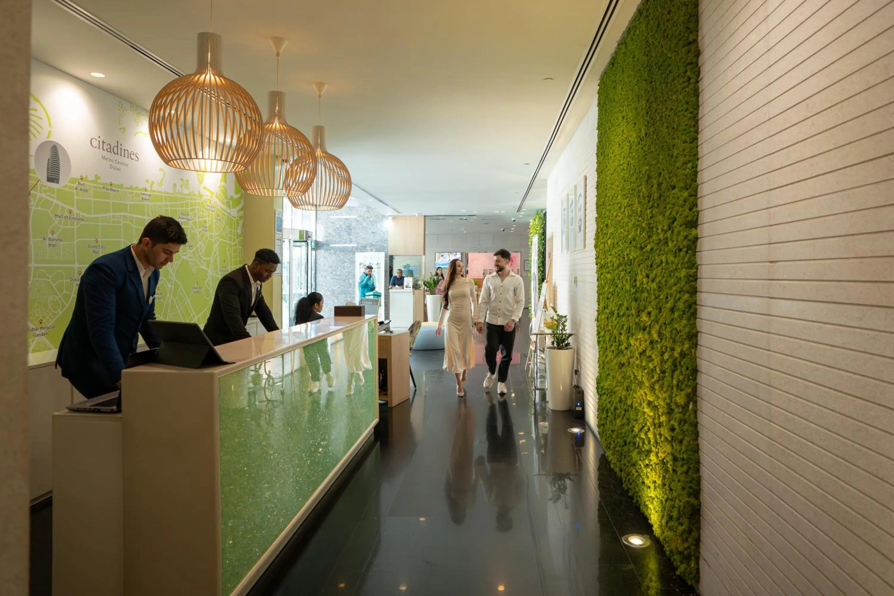 Lobby or reception in Citadines Metro Central Dubai