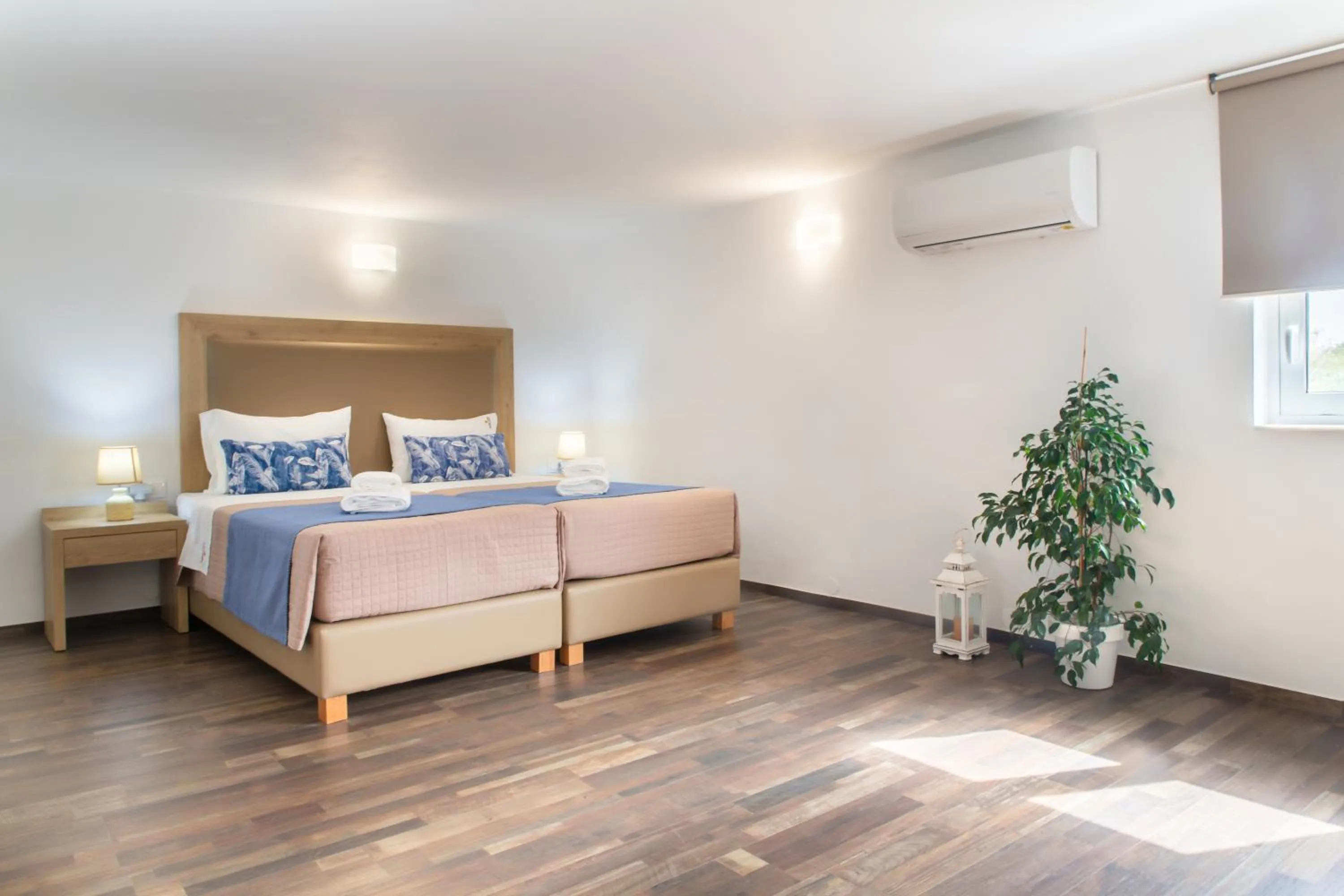 Bed in Argiri Apartments & Suites