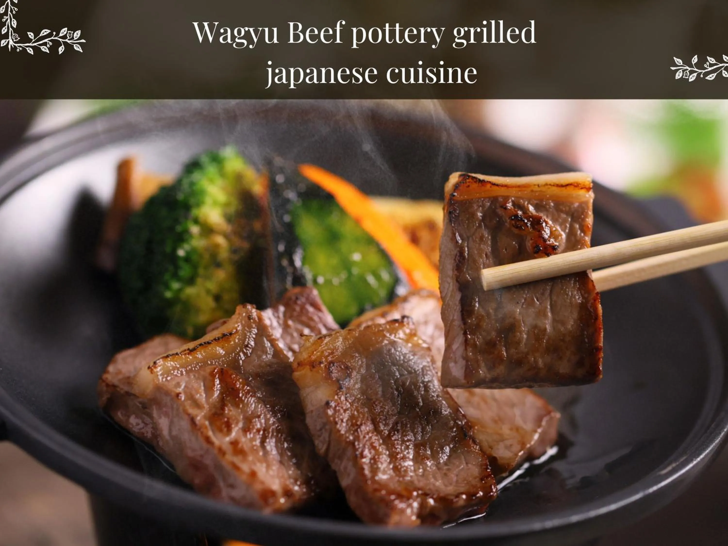 Food close-up in Ogiwarakan