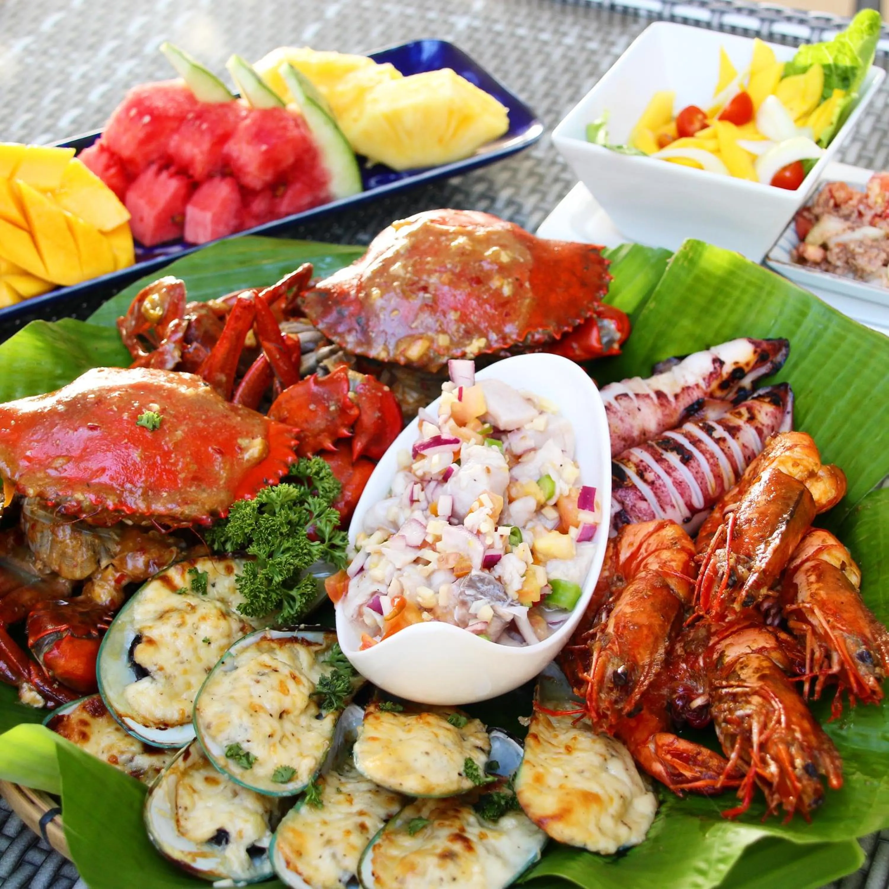 Food in Villa Caemilla Beach Boutique Hotel