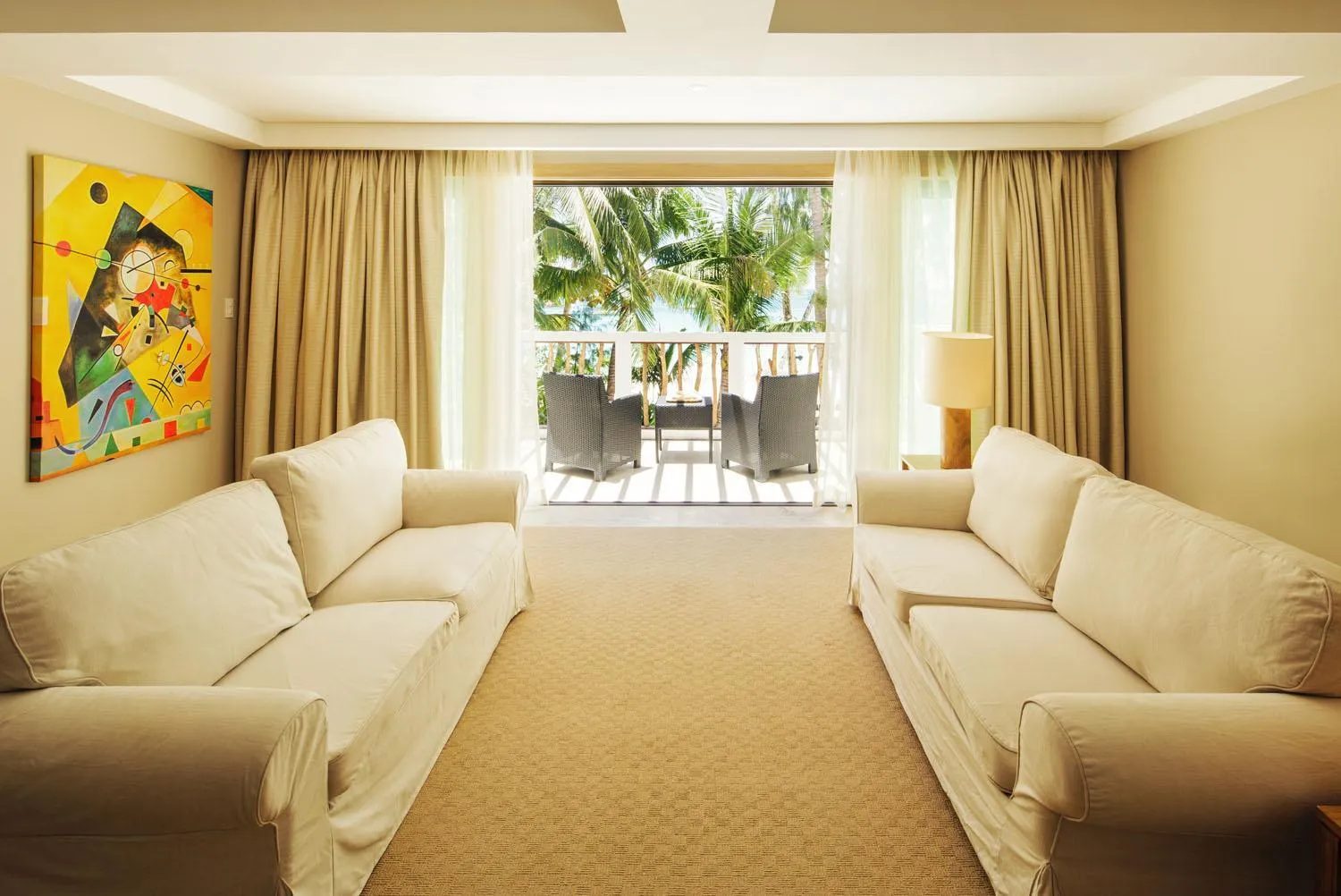 Bed in Villa Caemilla Beach Boutique Hotel