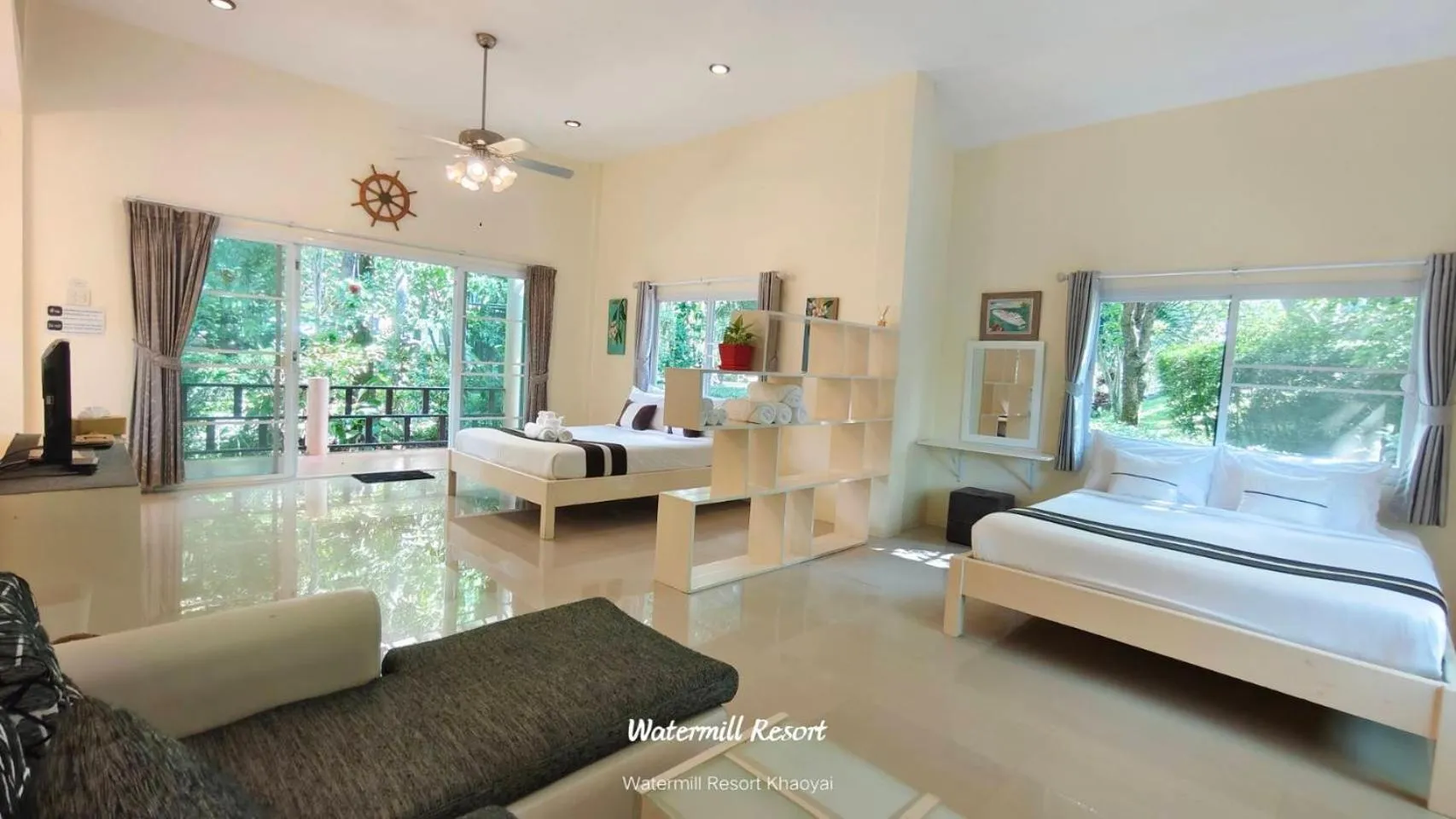 Bedroom, Bed in Watermill Resort